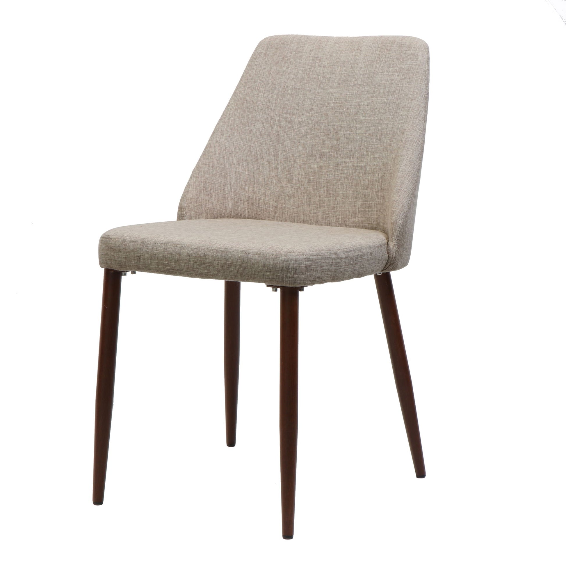 Modern Dining Chair With Iron Legs And Wood Finish - Best Buy Furniture