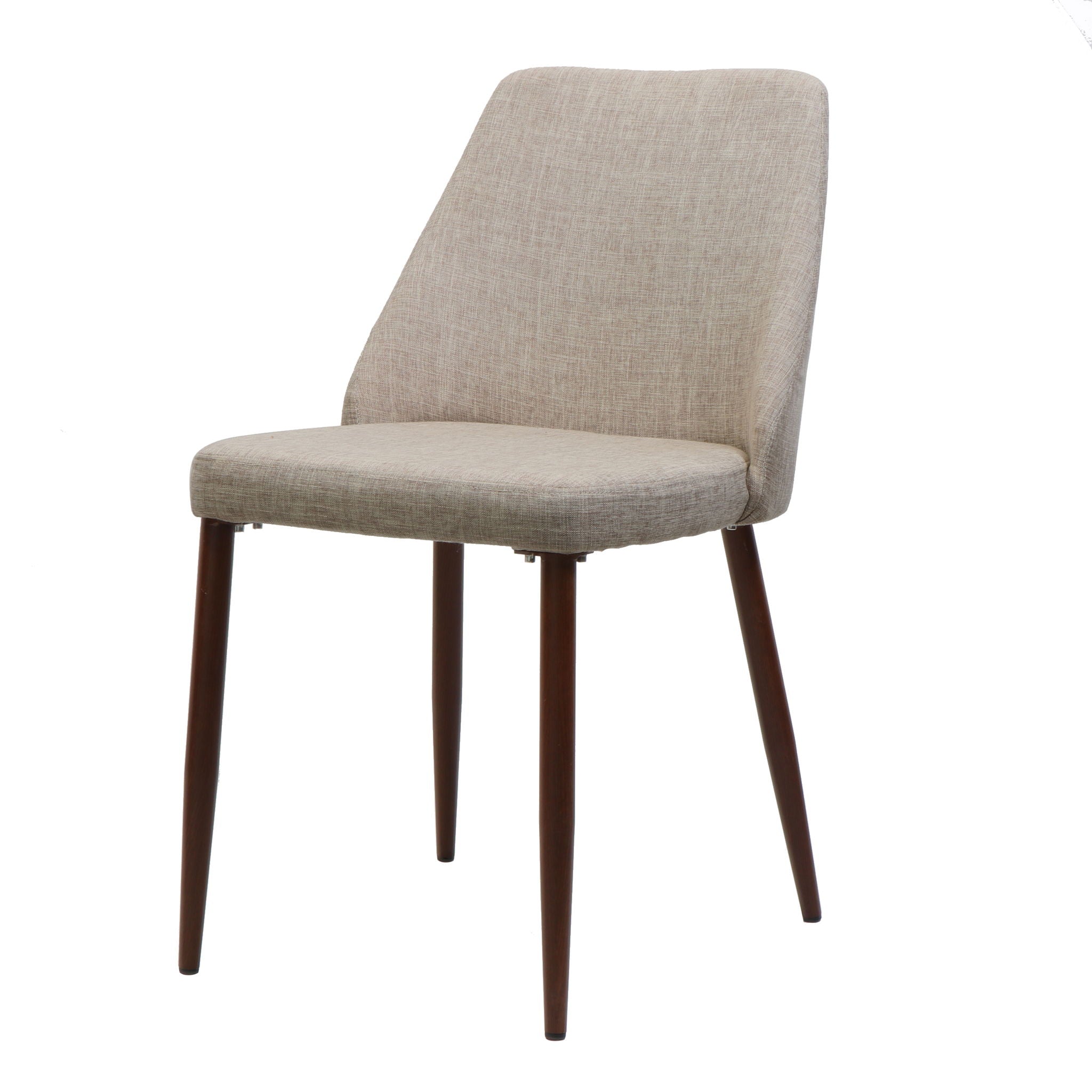 Modern Dining Chair With Iron Legs And Wood Finish - Best Buy Furniture
