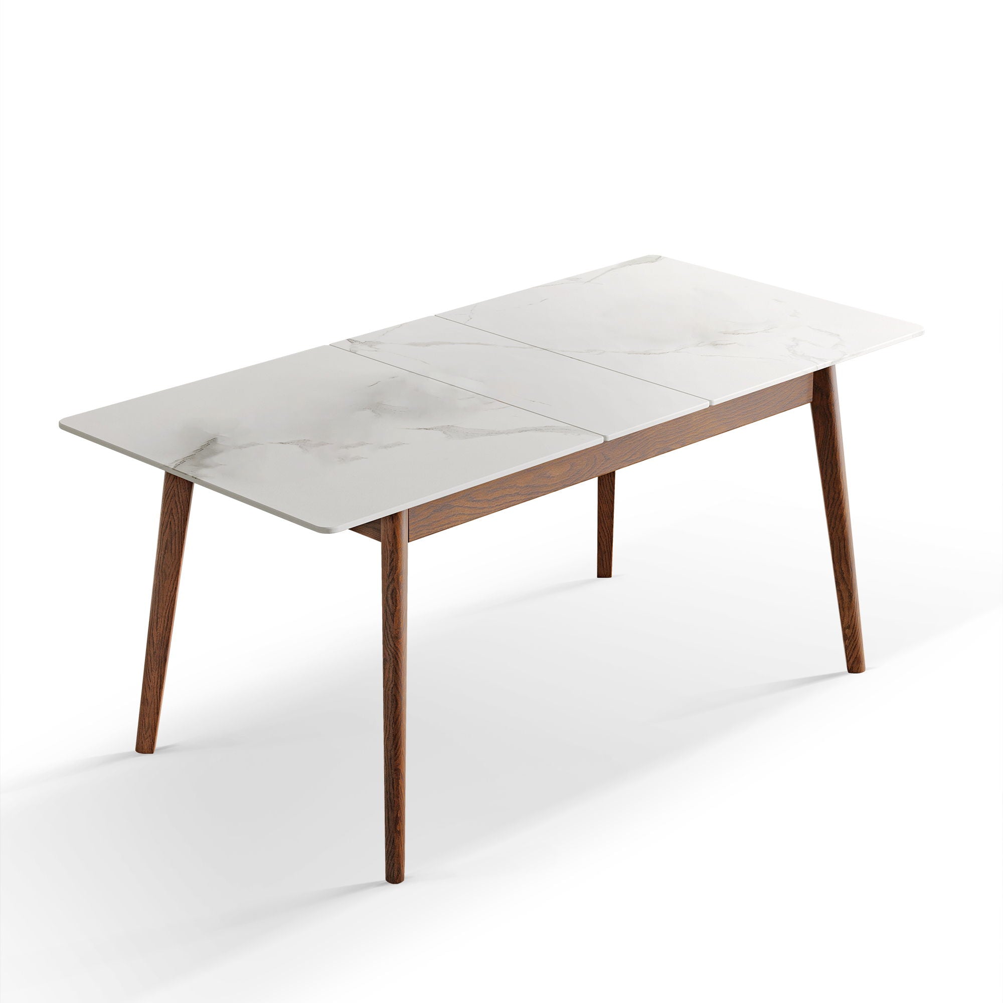 Round Corner Diagonal Leg Telescopic Table For 6 - 8 People To Meet Dining Table - Best Buy Furniture