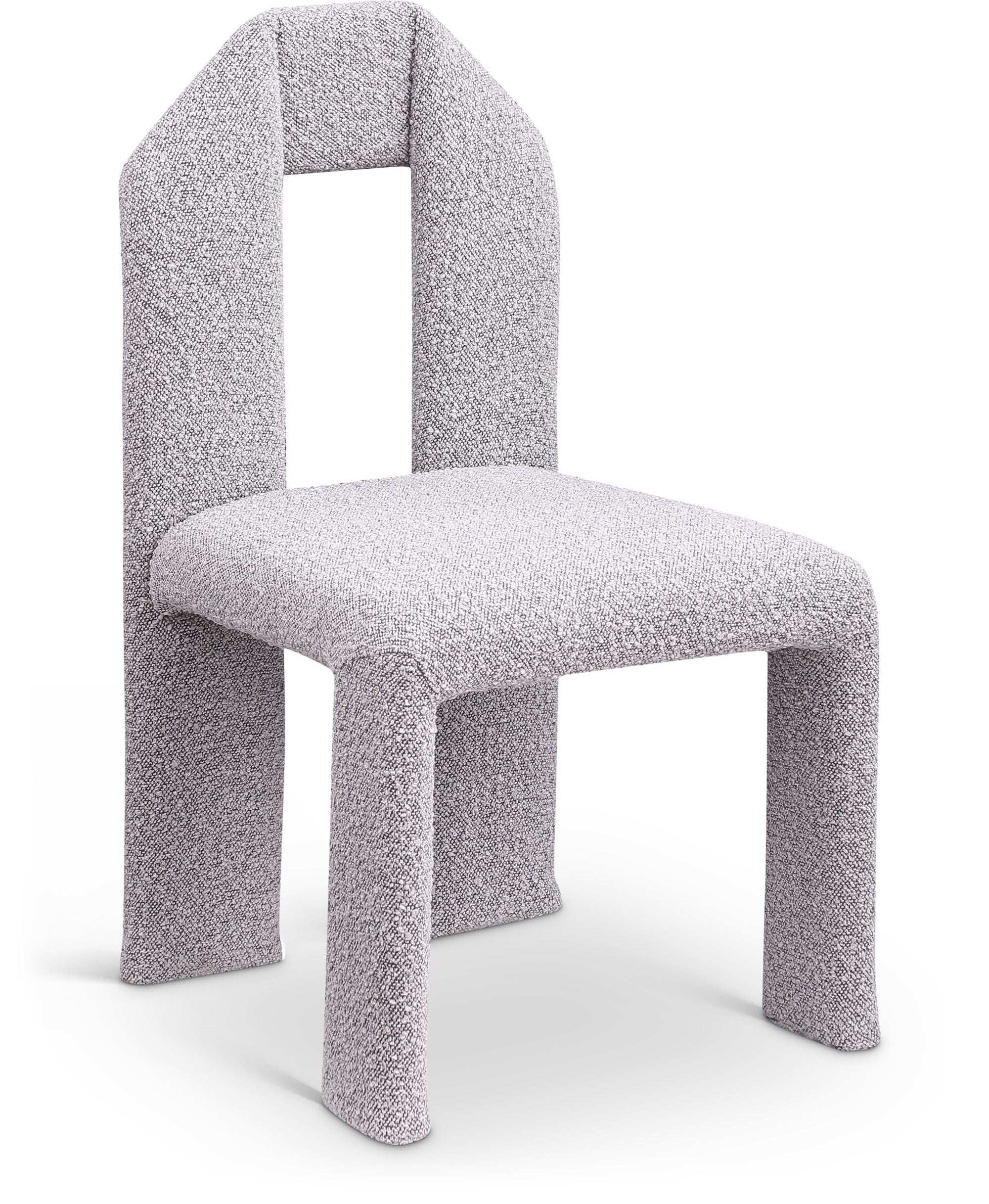 Bennett - Boucle Dining Chair (Set of 2) - Taupe - Best Buy Furniture