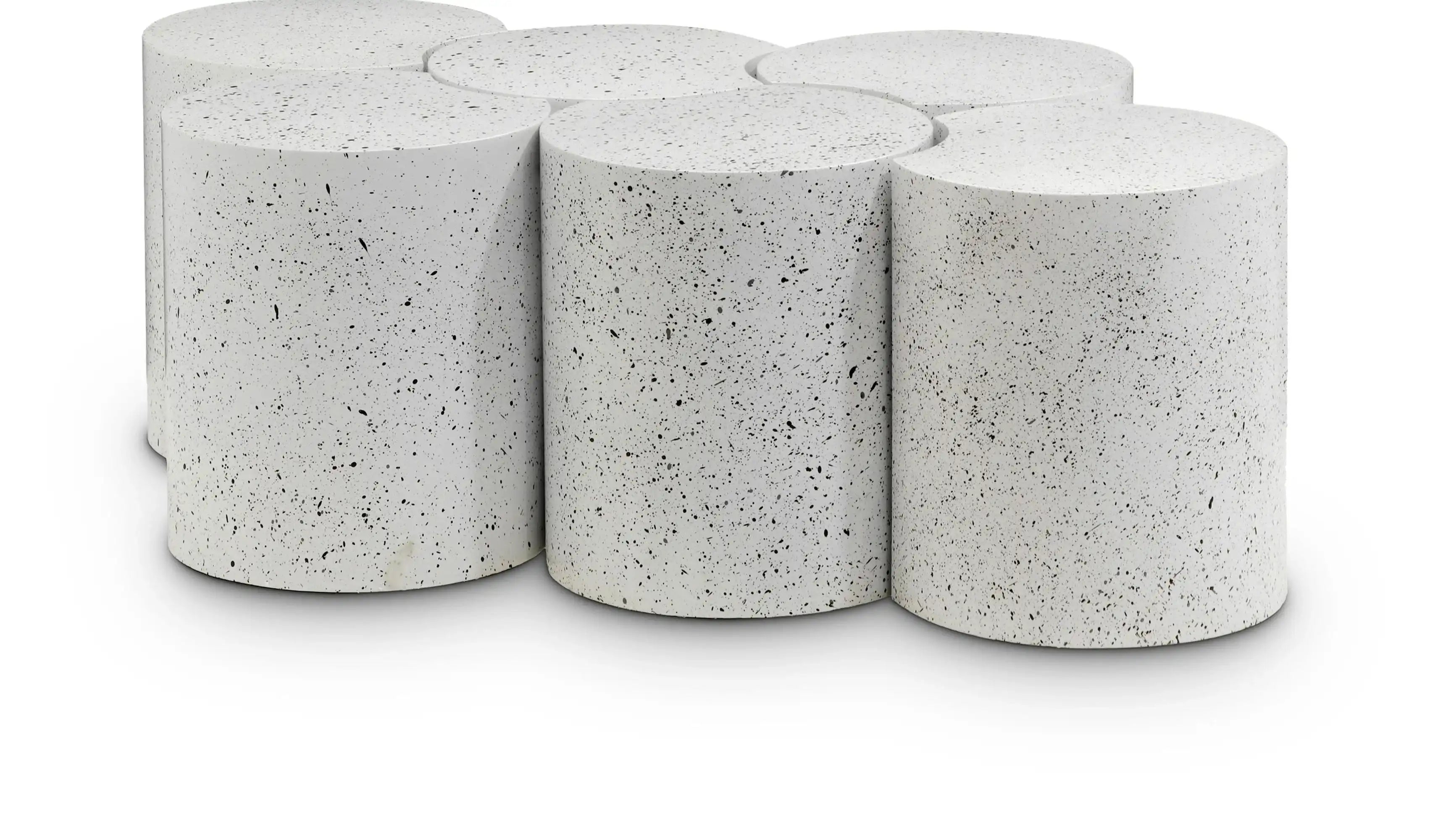 Dimple - 6 Piece Modular Coffee Table - Terazzo Finish - Best Buy Furniture