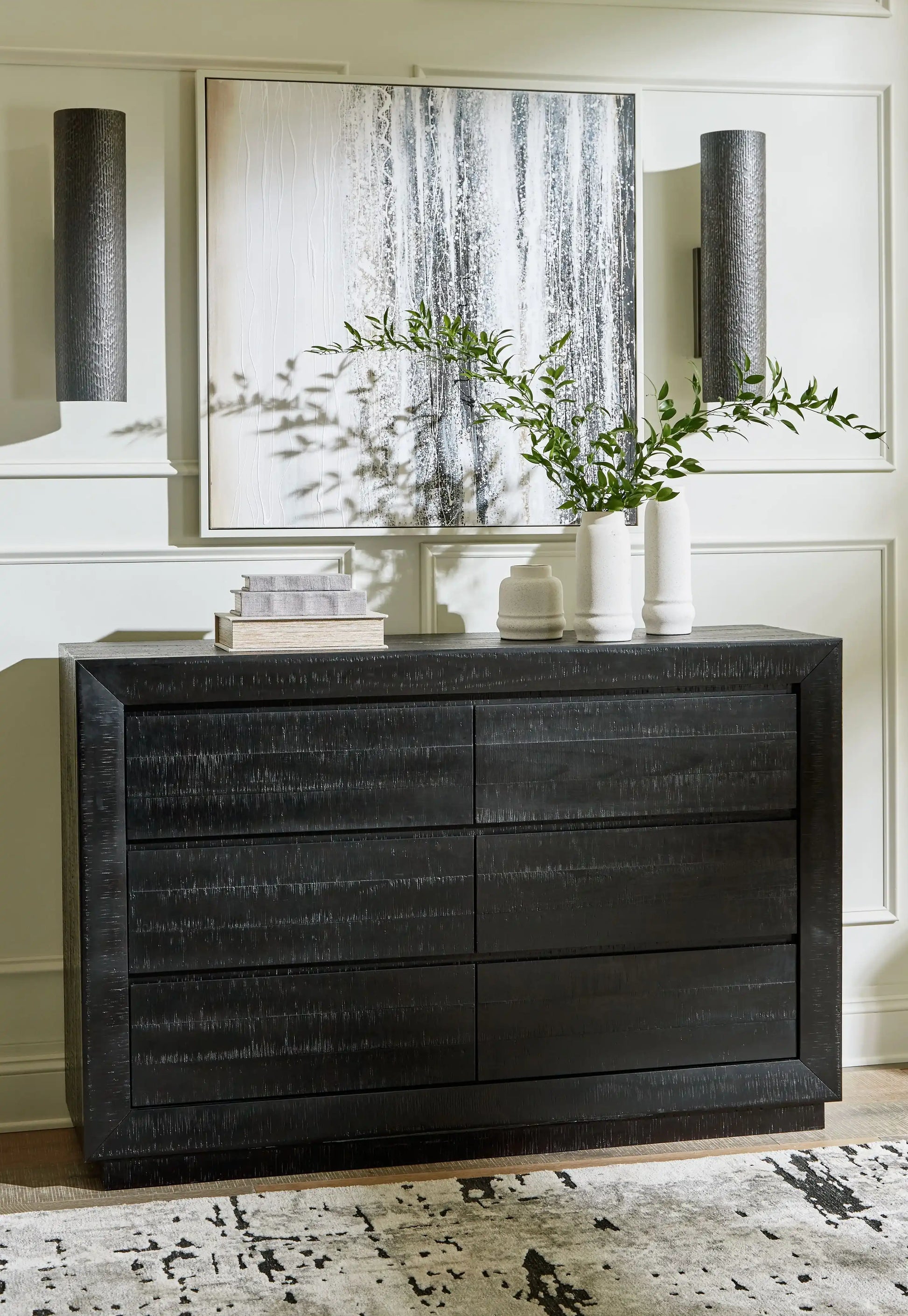 Londer - Dresser - Black - Best Buy Furniture