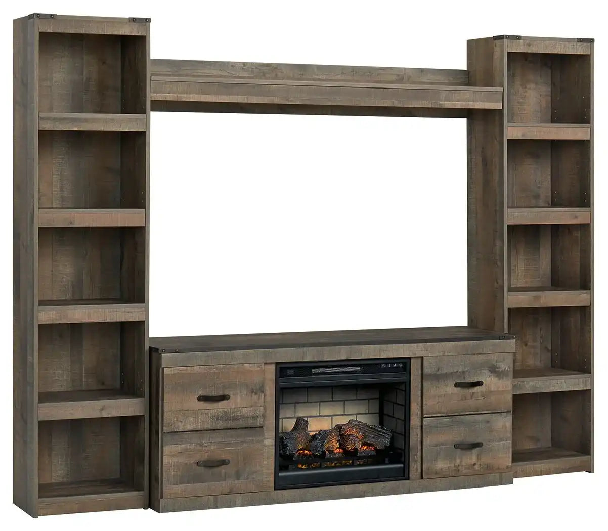 Trinell - 4-Piece Entertainment Center With 60" TV Stand - Best Buy Furniture