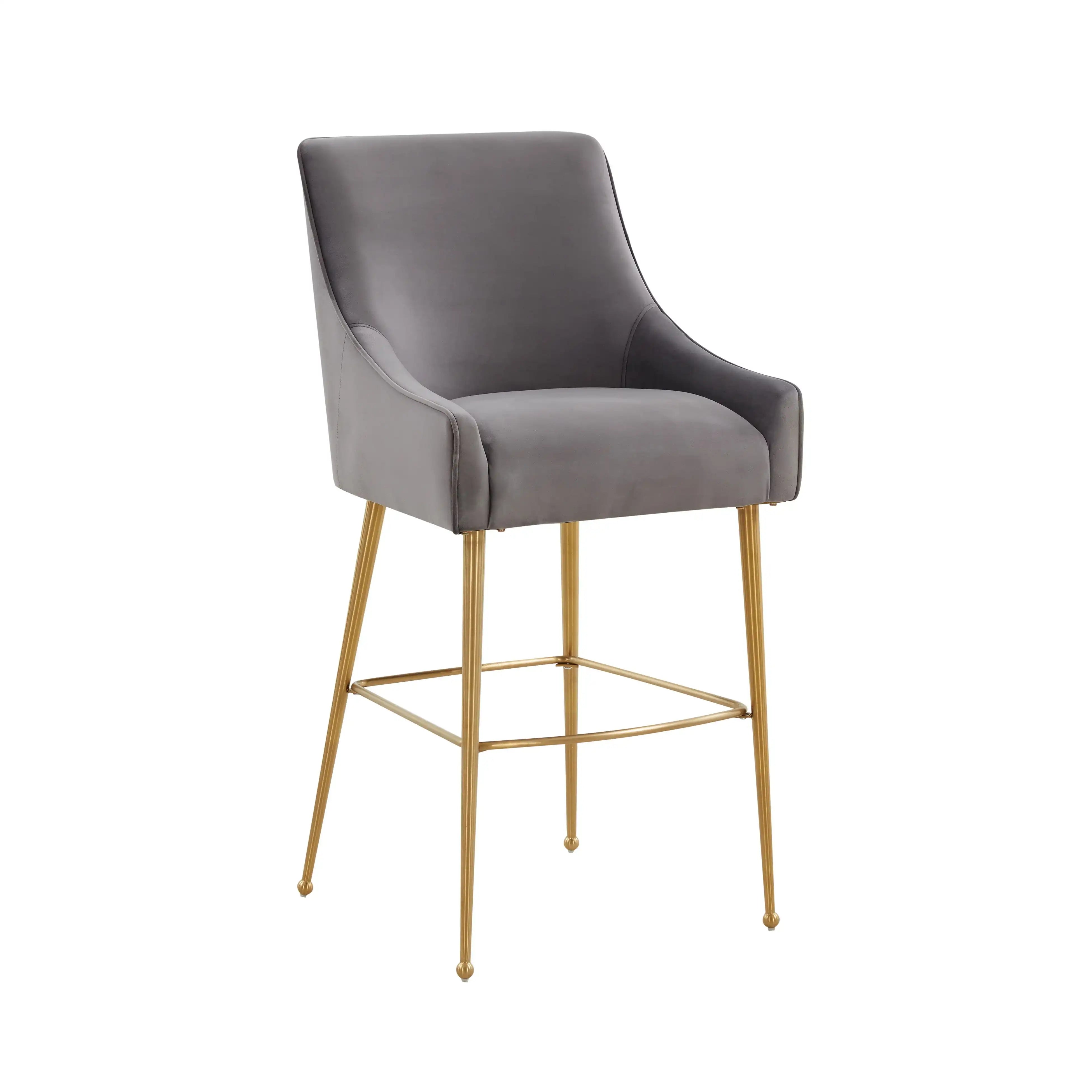 Beatrix - Velvet Stool - Best Buy Furniture