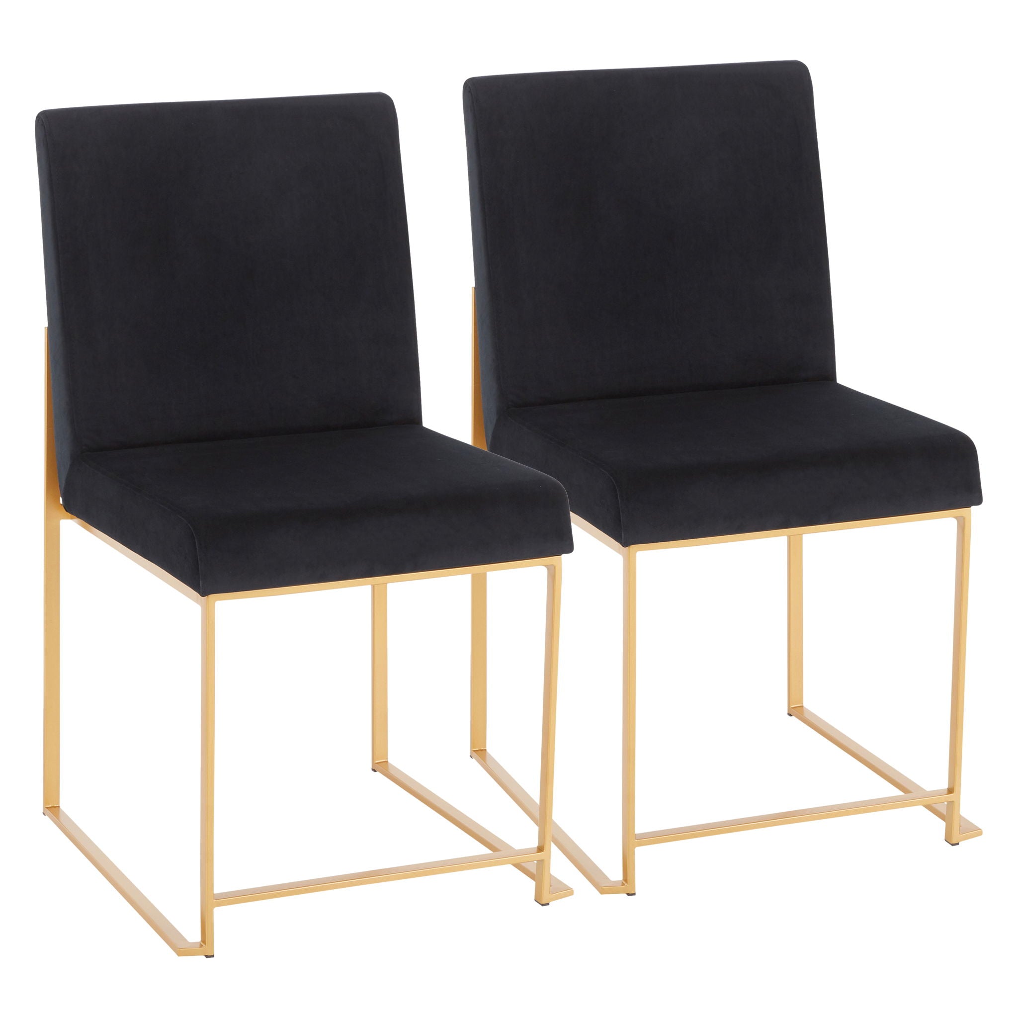 Fuji - Contemporary Stylish Frame, High Back Dining Chair (Set of 2) - Best Buy Furniture