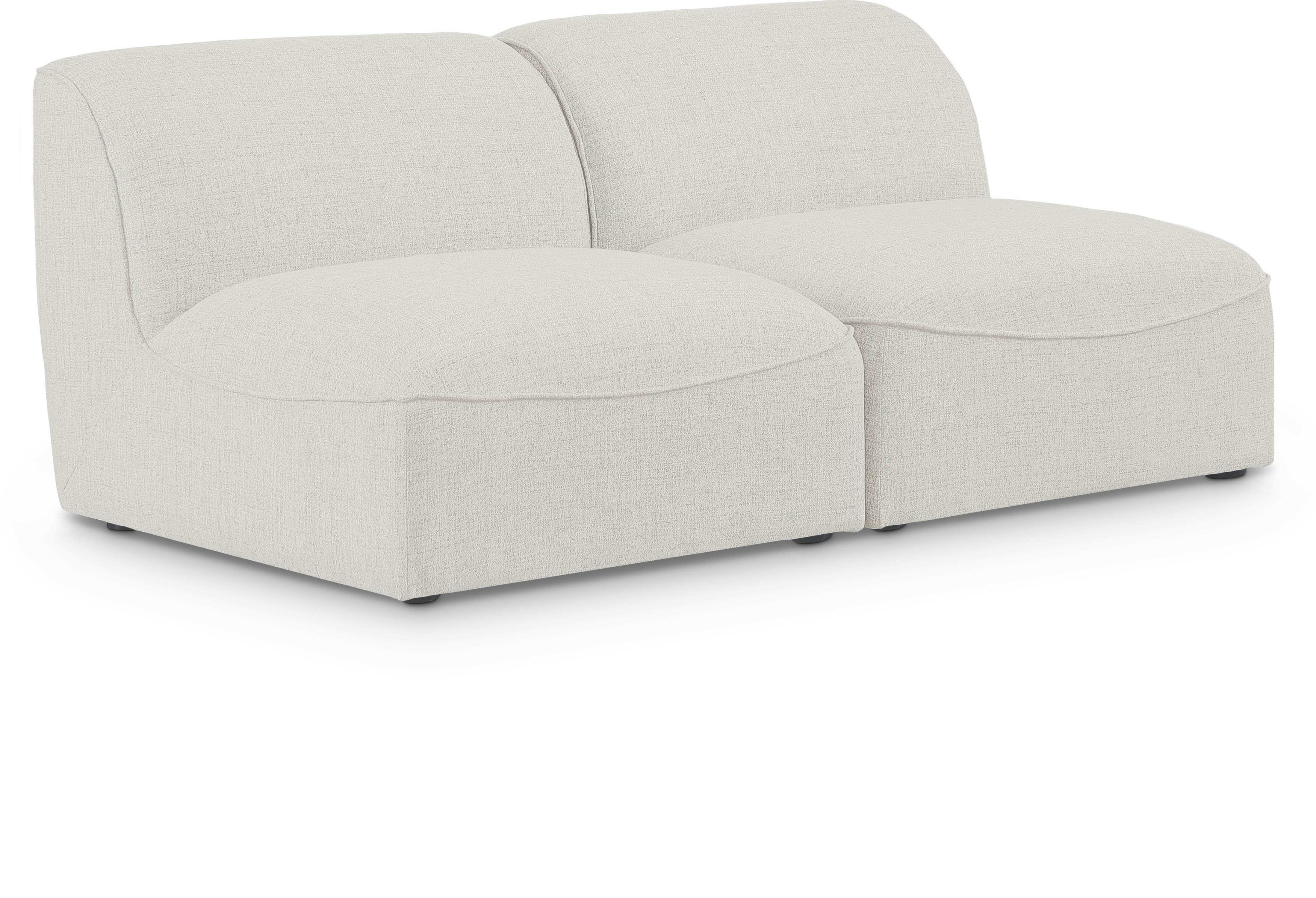 Miramar - 2 Seat Armless Modular Sofa - Best Buy Furniture