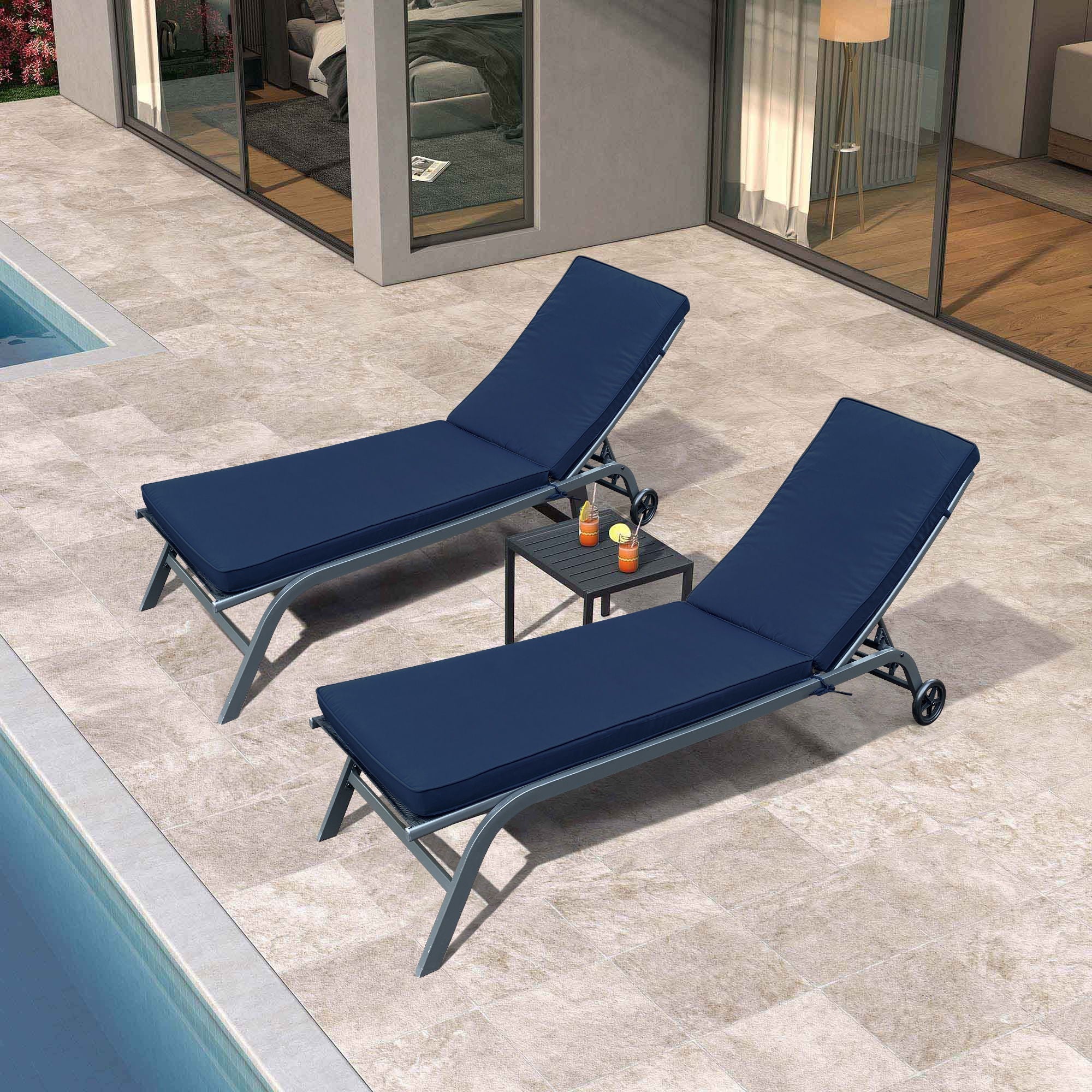 Outdoor Lounge Chair Cushion Replacement Patio Funiture Seat Cushion Chaise - Best Buy Furniture