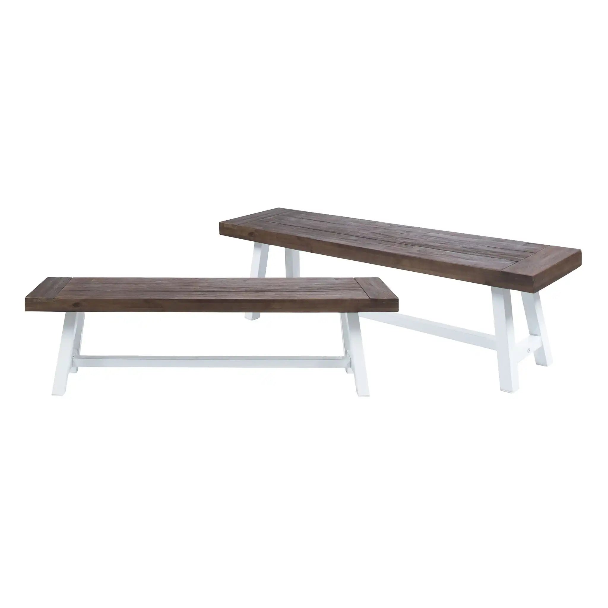 Tranquilizer - Outdoor Acacia Wood Bench With Slat Panel Design - Best Buy Furniture