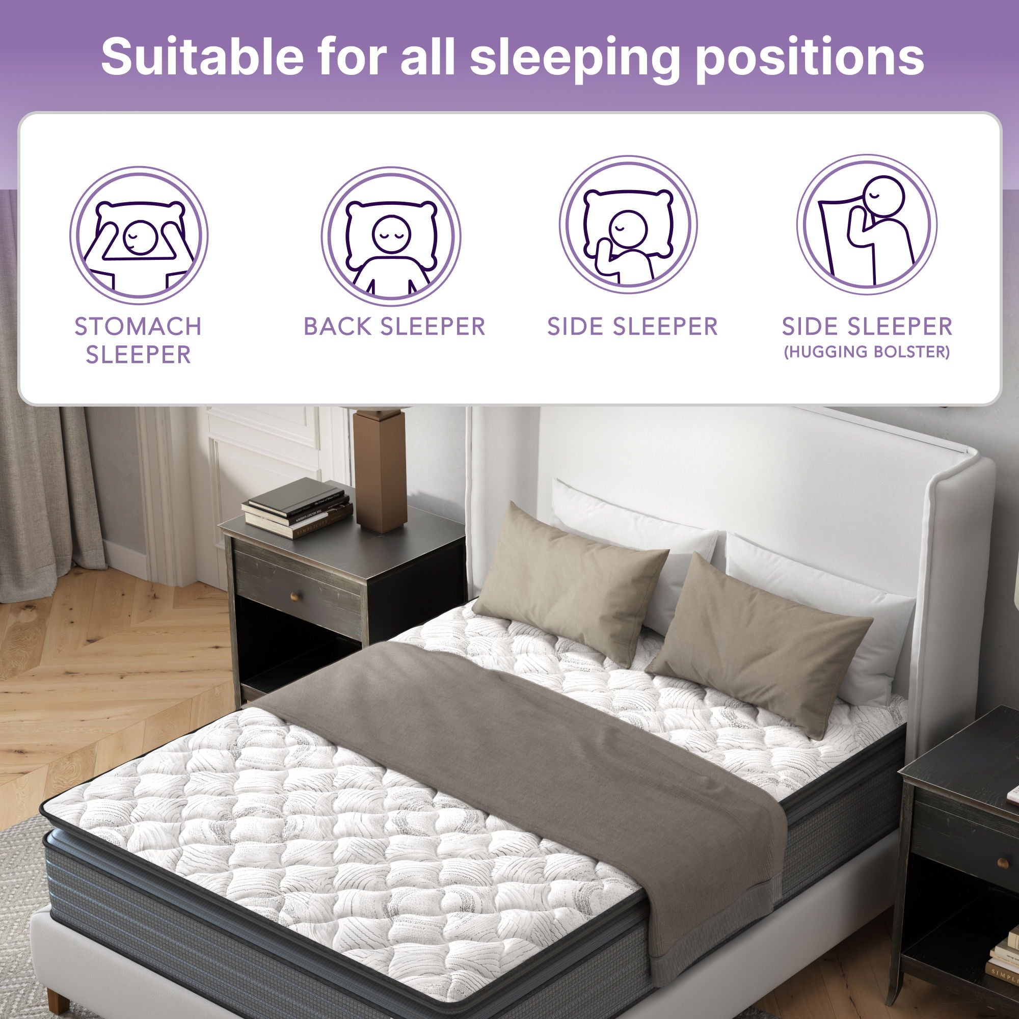 Isabella - 14" Hybrid Pillow Top Mattress - Best Buy Furniture