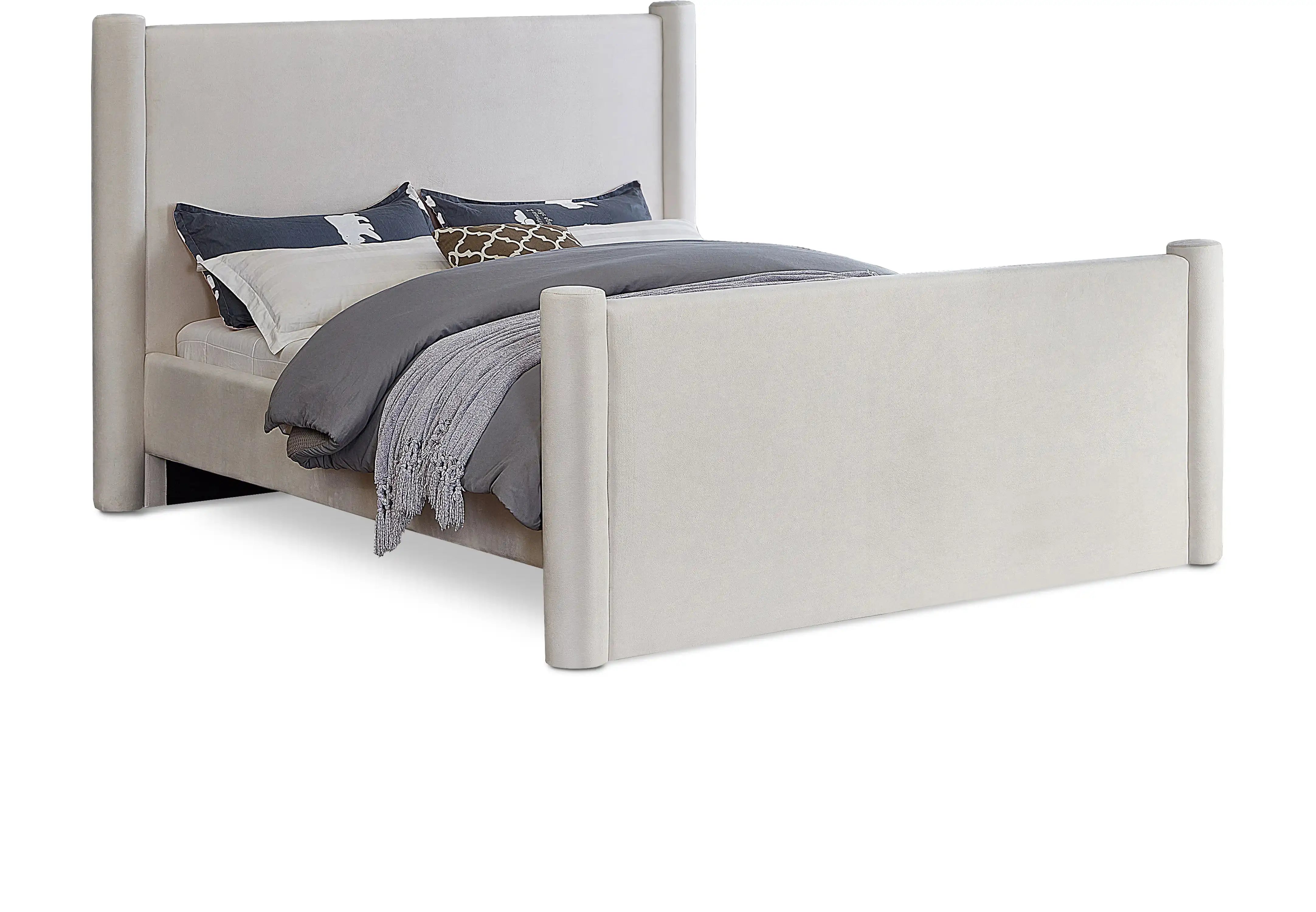 Elias - Velvet Bed - Best Buy Furniture