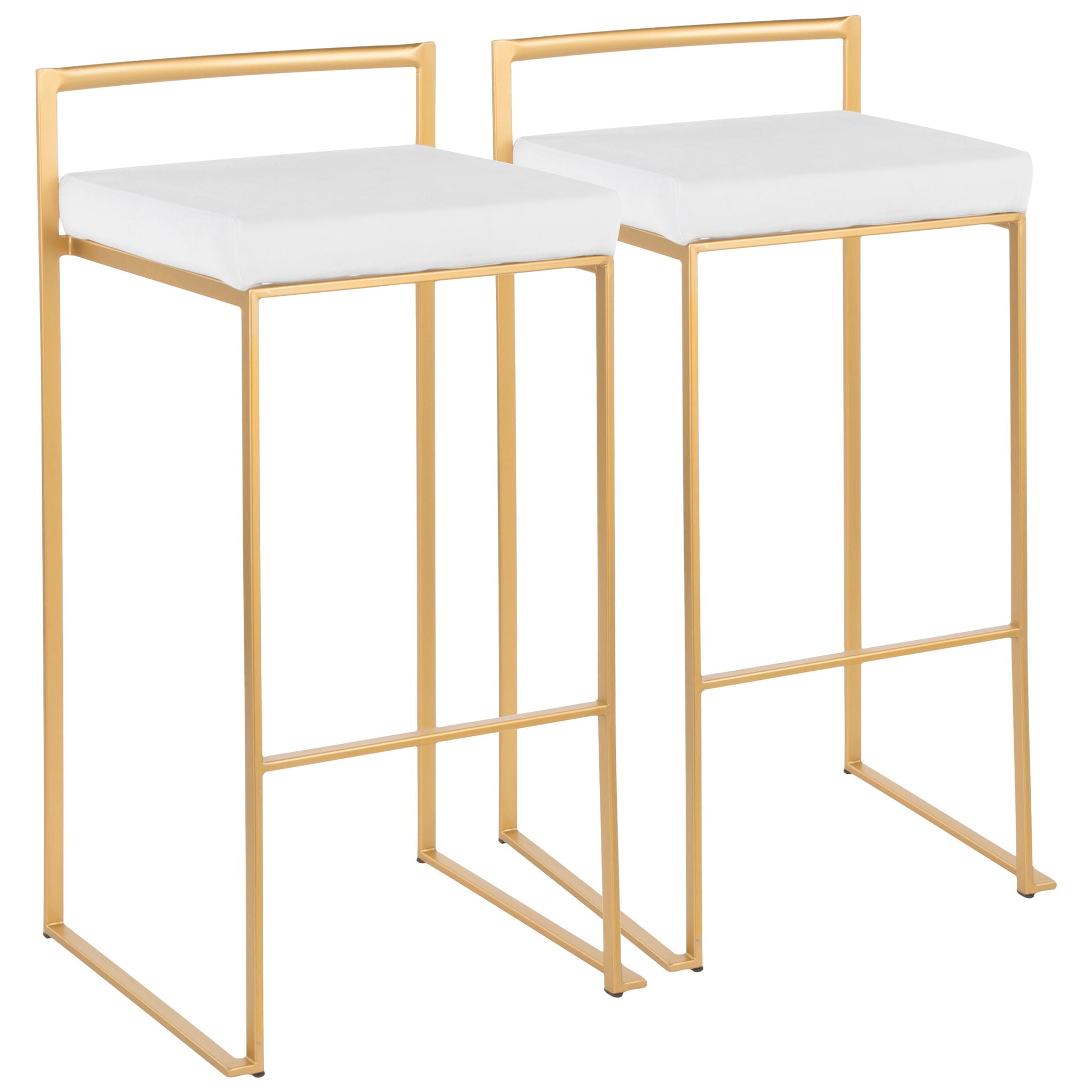 Fuji - Contemporary / Glam & Quality Construction Barstool - Best Buy Furniture