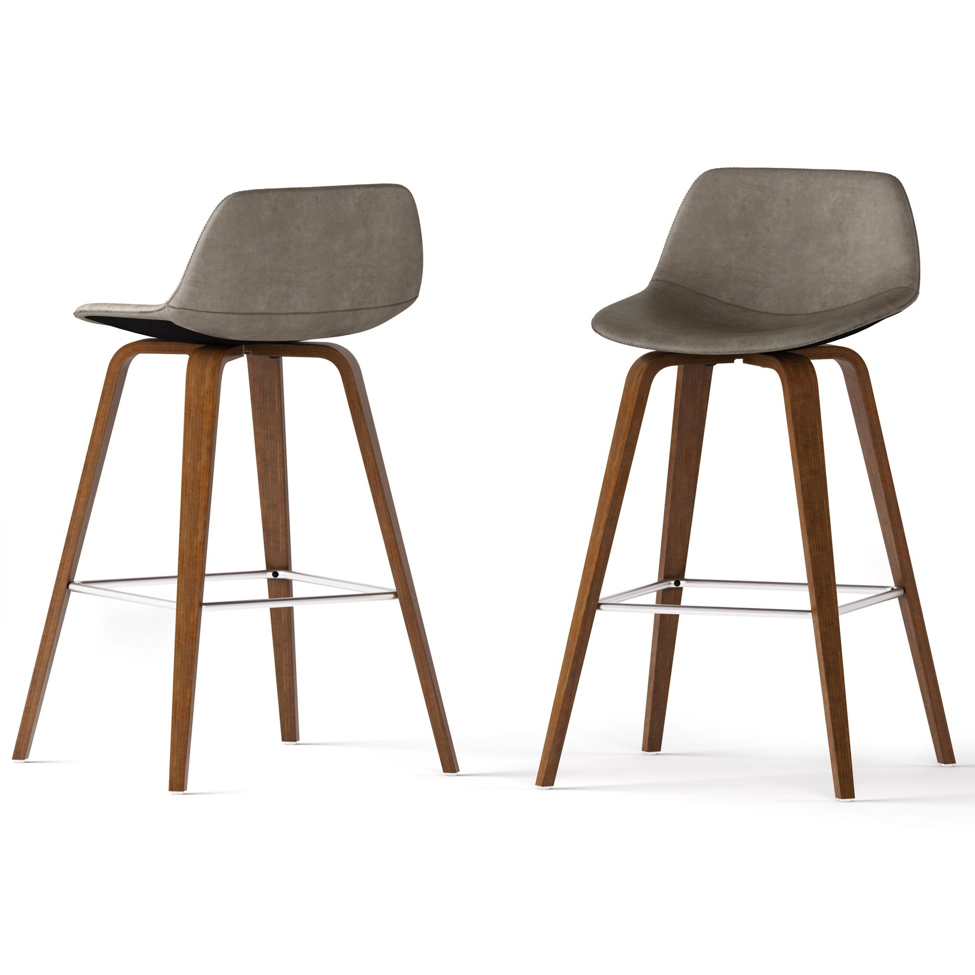 Randolph Bentwood - Counter / Bar Height Stool (Set of 2) - Best Buy Furniture