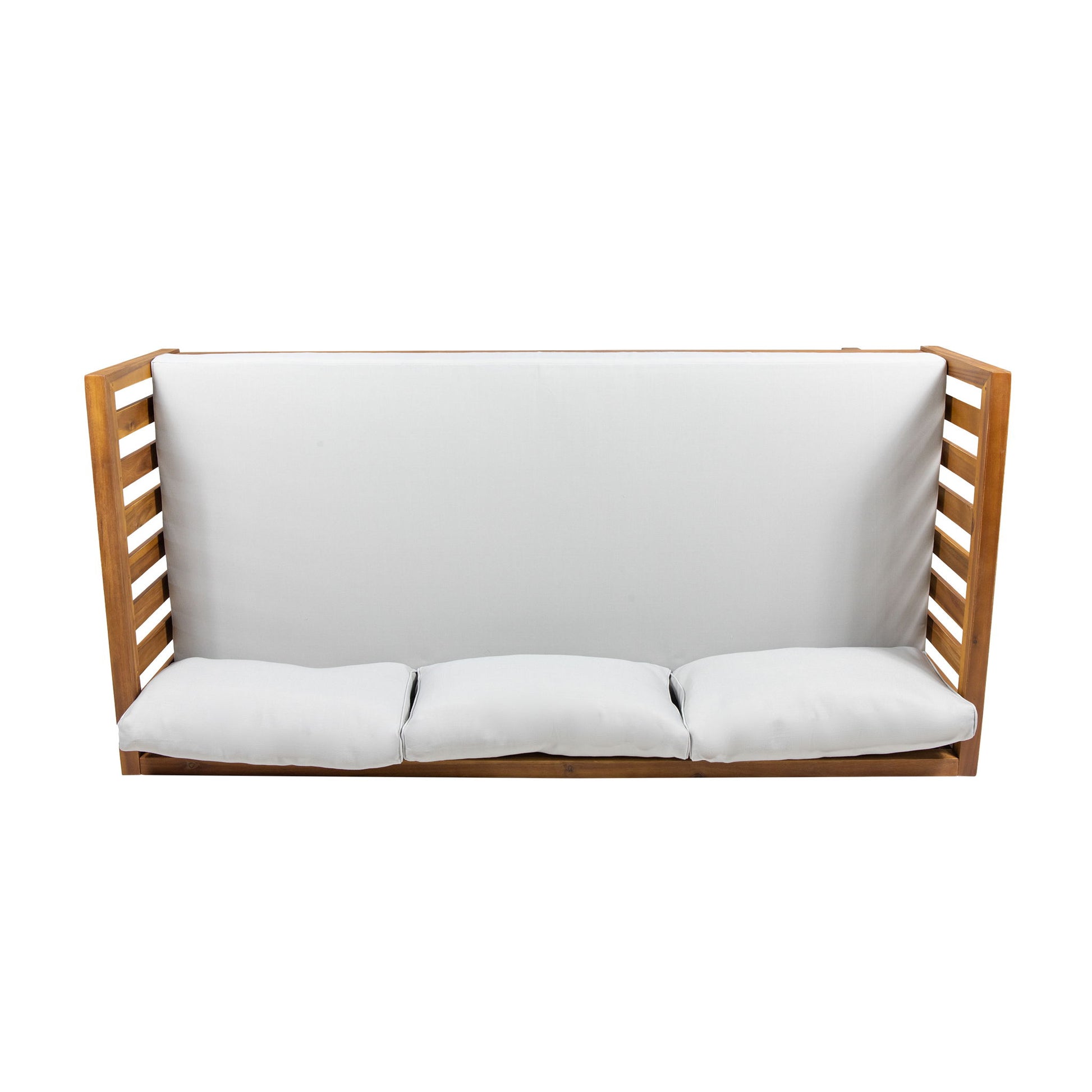 Claremont - 3 Seater Daybed Teak Acacia Wood Water Resistant Cushions - Best Buy Furniture