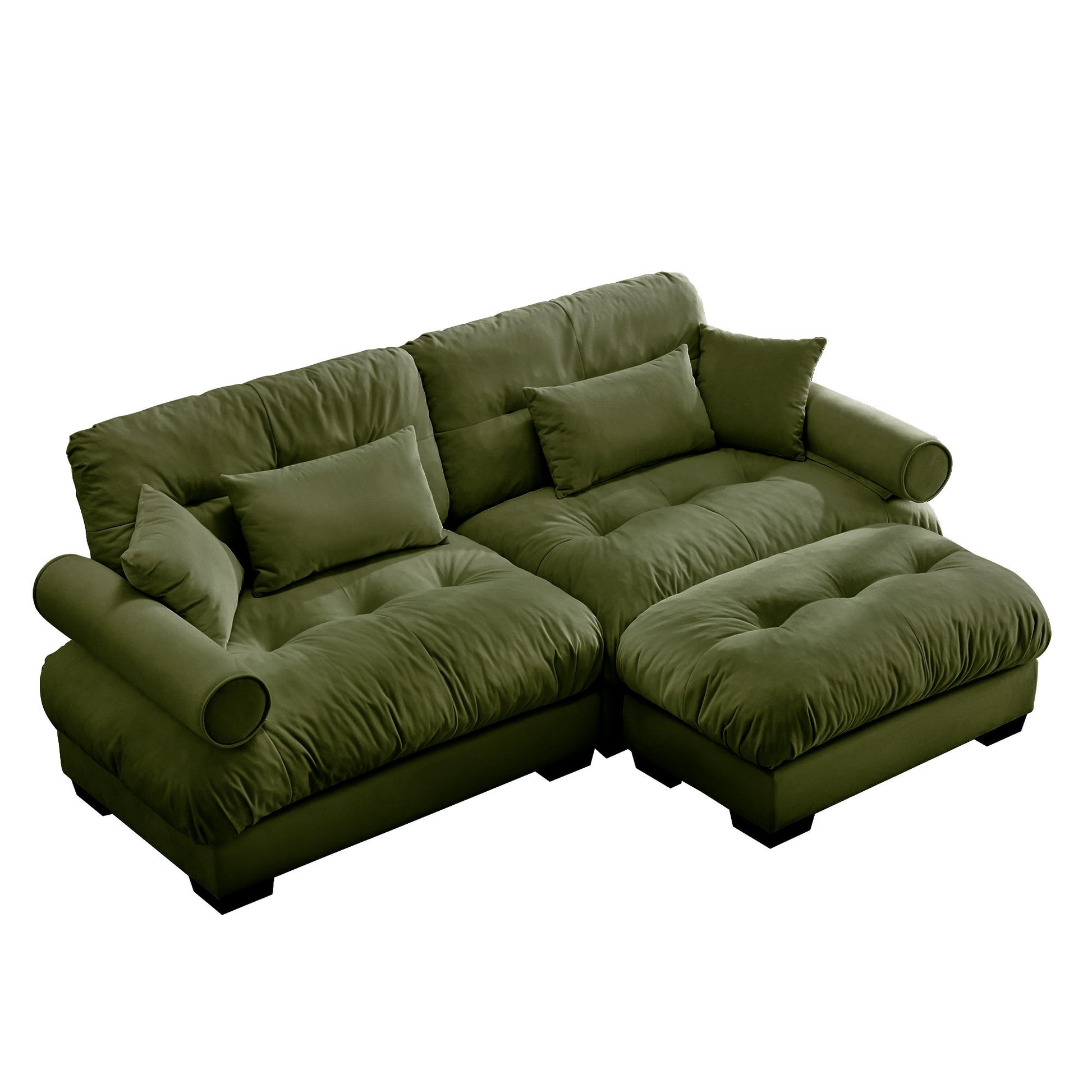 Super Comfort Oversized Modular Sectional Sofa With Movable Ottoman - Best Buy Furniture