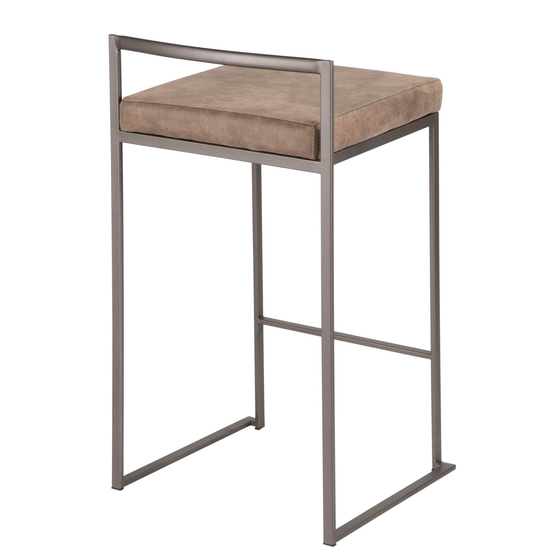 Fuji - Industrial Stackable Counter Stool Elegant Design - Best Buy Furniture