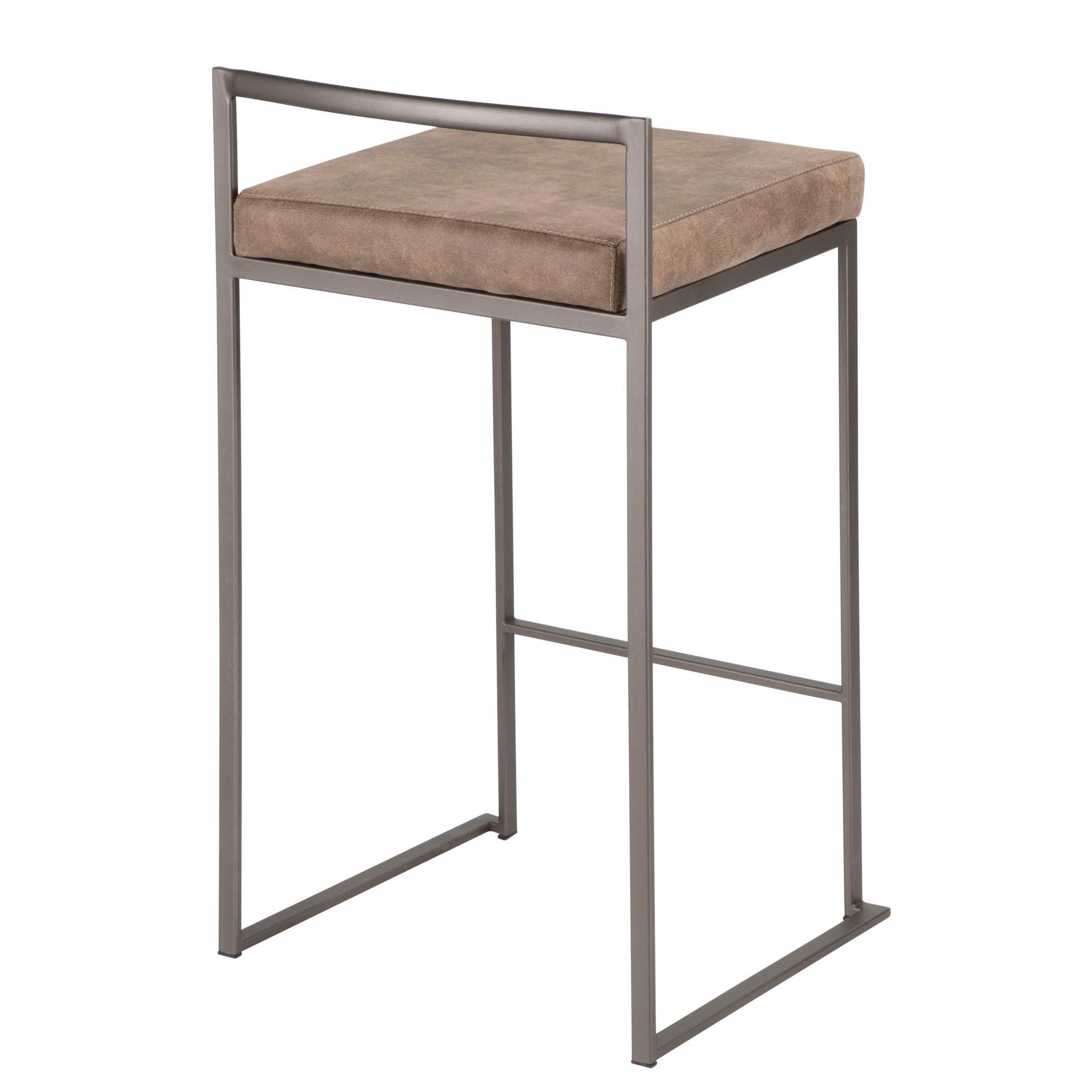 Fuji - Industrial Stackable Counter Stool Elegant Design - Best Buy Furniture