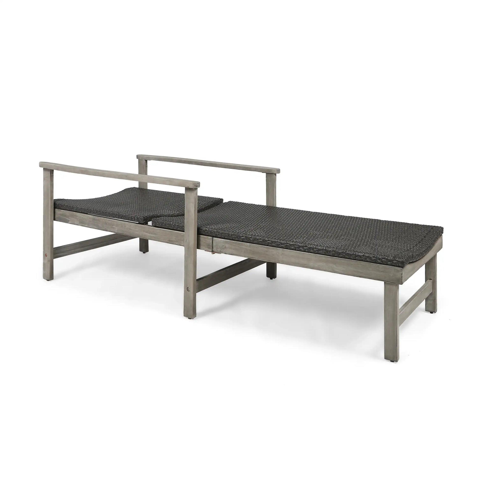 HAMPTON WOOD + WICKER CHAISE LOUNGE - Best Buy Furniture