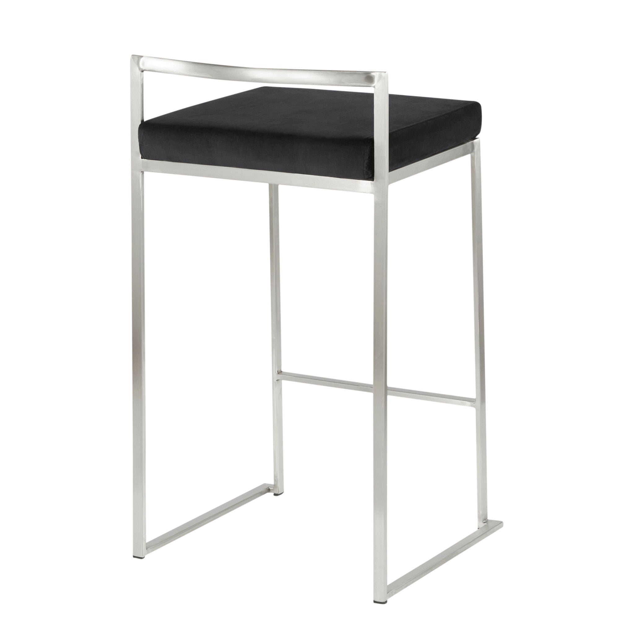 Fuji - Contemporary Elegant Stackable Counter Stool Set - Best Buy Furniture
