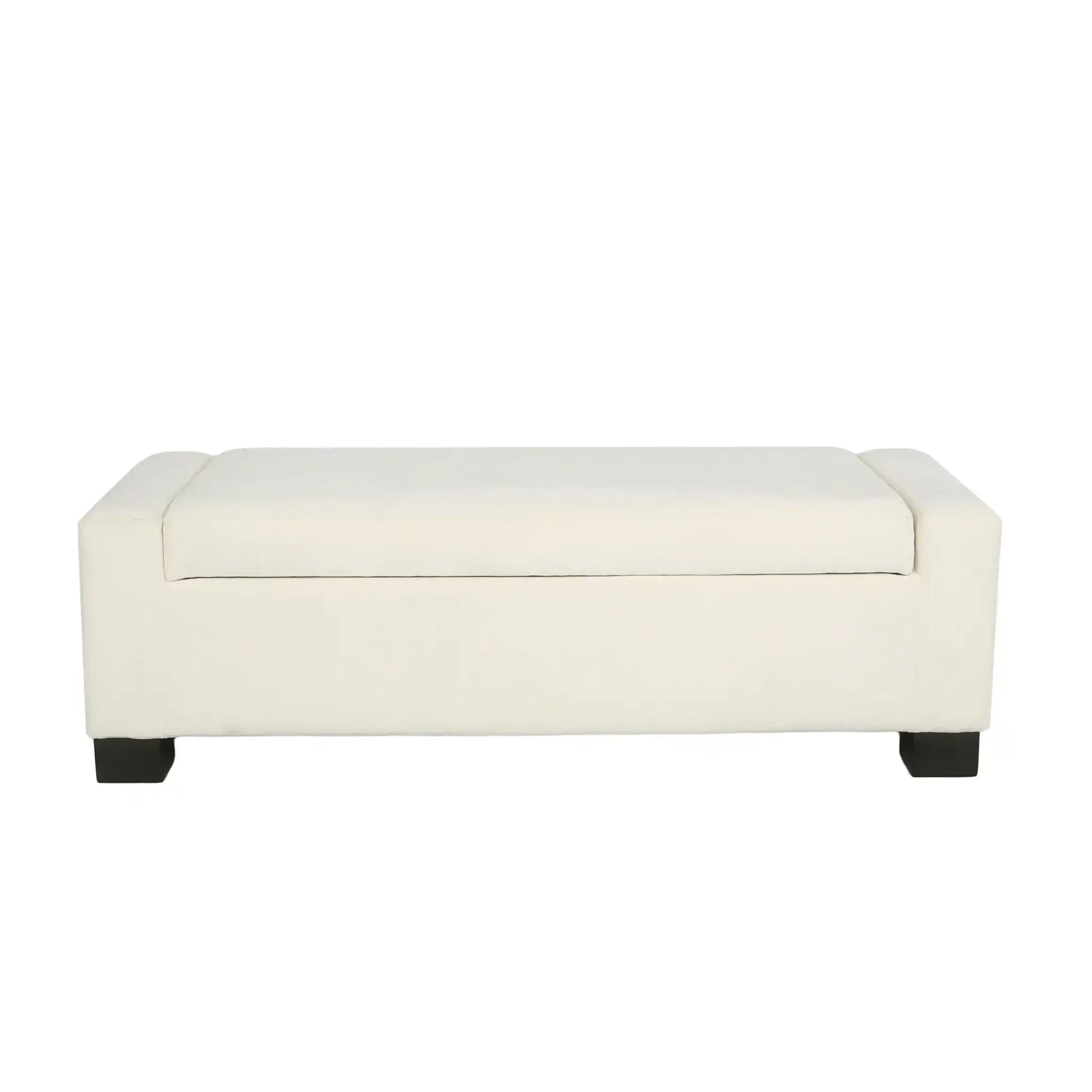 Textured Fabric Ottoman Bench With Hinged Lid - Best Buy Furniture