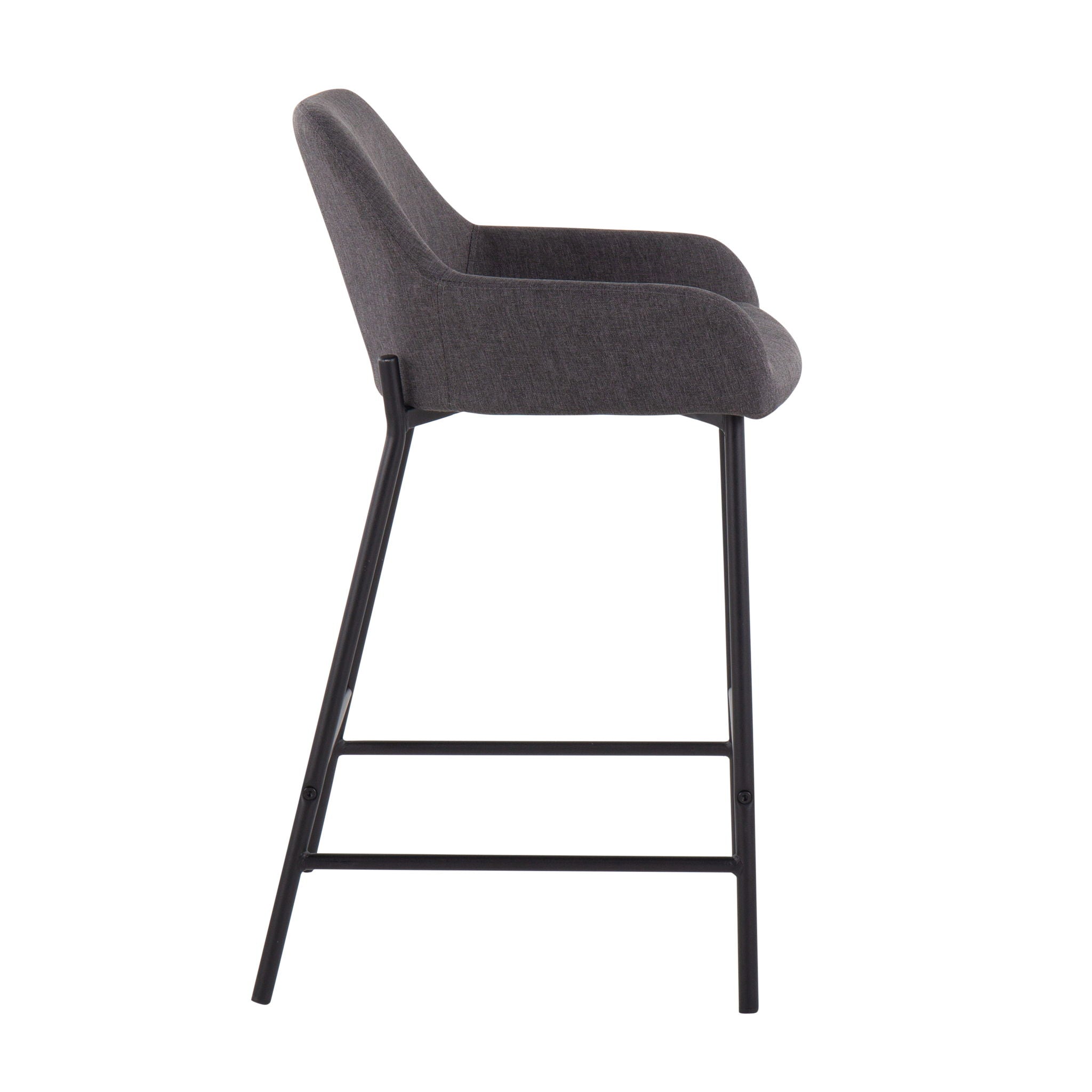 Daniella - Industrial Fixed Height Counter Stool (Set of 2) - Best Buy Furniture