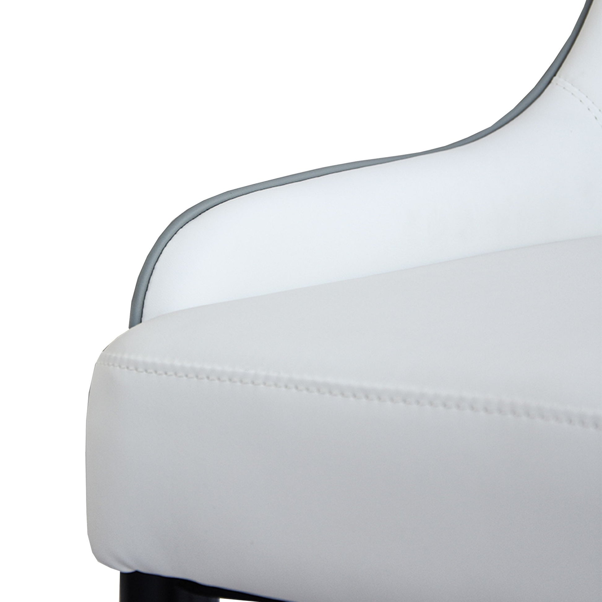 Modern PU Sponge-Filled Dining Chair, Solid Wood Metal Legs, Suitable For Restaurants, Living Rooms And Rooms (Set of 2) - Best Buy Furniture