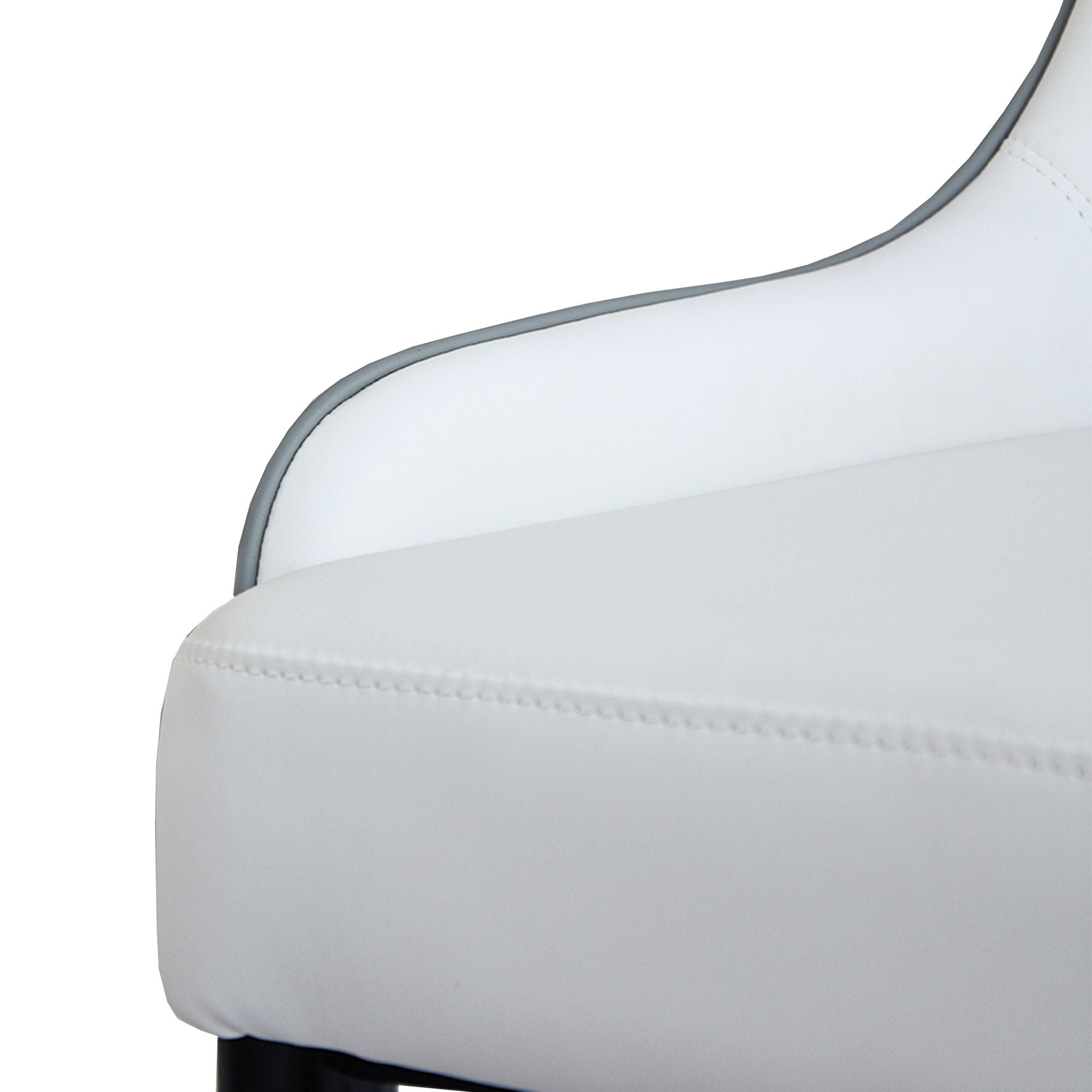 Modern PU Sponge-Filled Dining Chair, Solid Wood Metal Legs, Suitable For Restaurants, Living Rooms And Rooms (Set of 2) - Best Buy Furniture