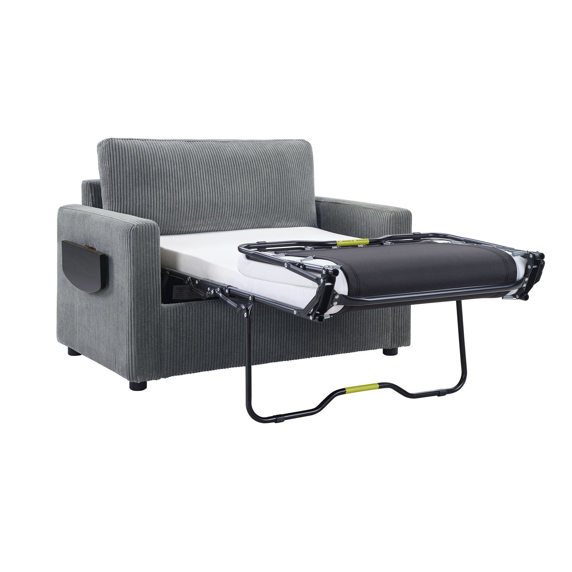 Sleeper Sofa With Foldable Mattress, USB Ports, Side Table & Storage Pocket - Best Buy Furniture