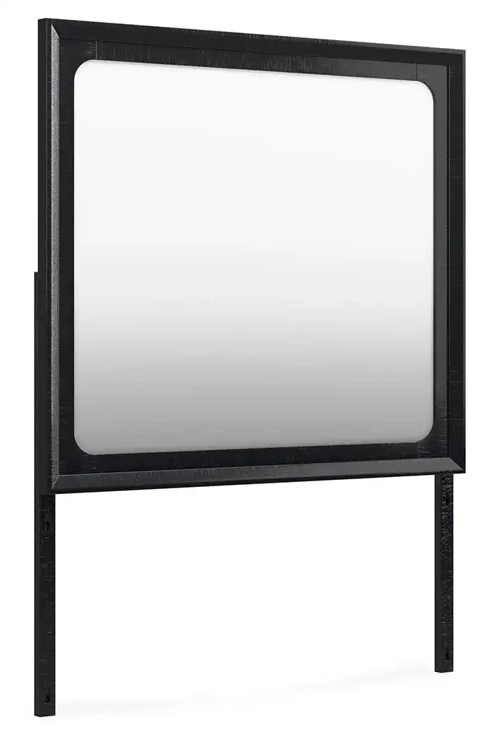 Londer - Bedroom Mirror - Black - Best Buy Furniture