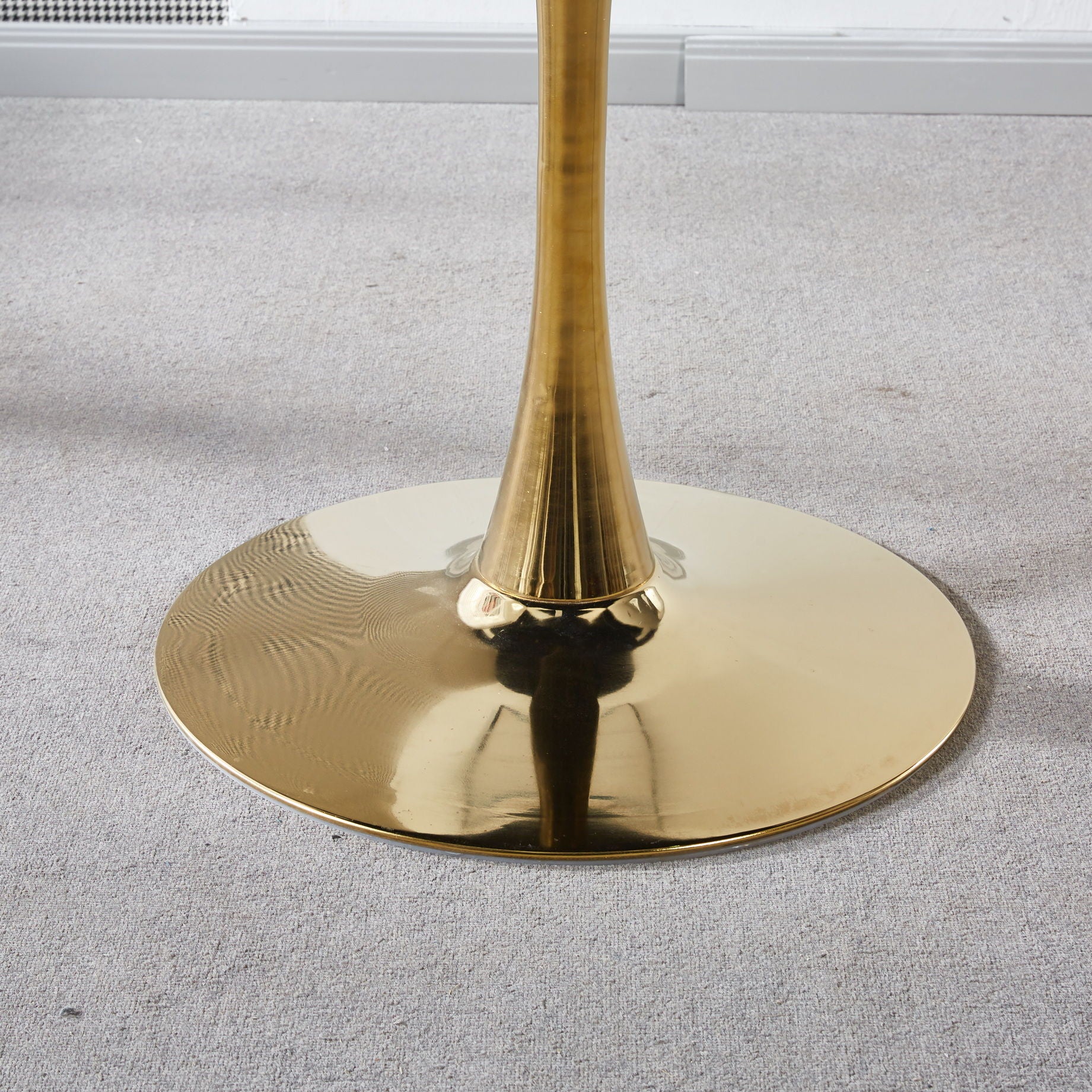 Tulip Table Mid-Century Dining Table With Round MDF Table Top, Pedestal Dining Table, End Table Leisure Coffee Table - Best Buy Furniture