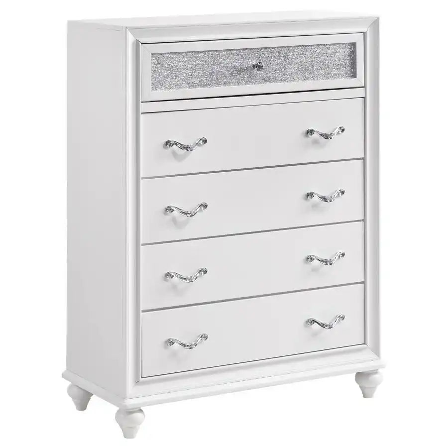 Barzini - 5-Drawer Bedroom Chest - Best Buy Furniture