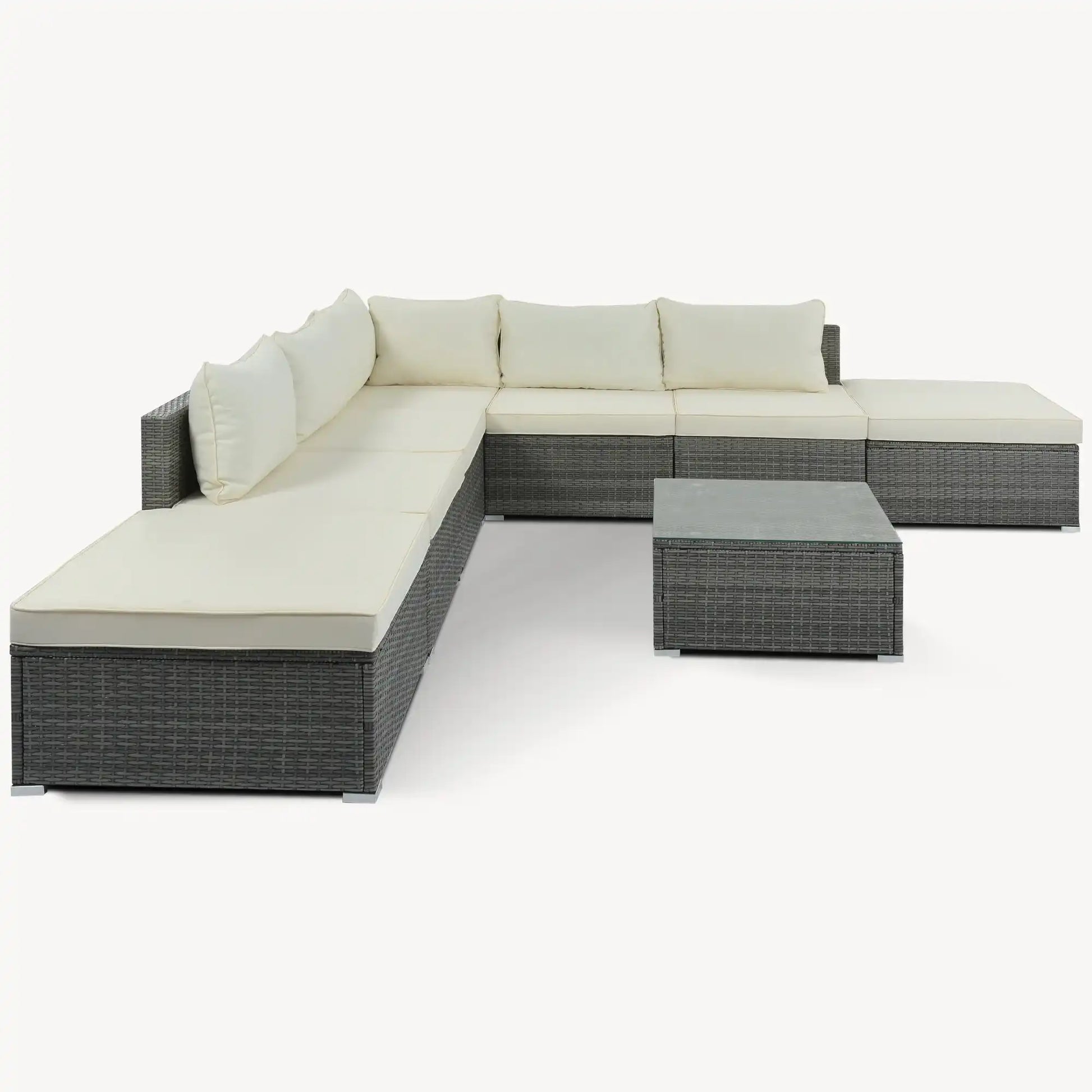 Sundrift 8-Pieces Outdoor Sectional Set - Best Buy Furniture