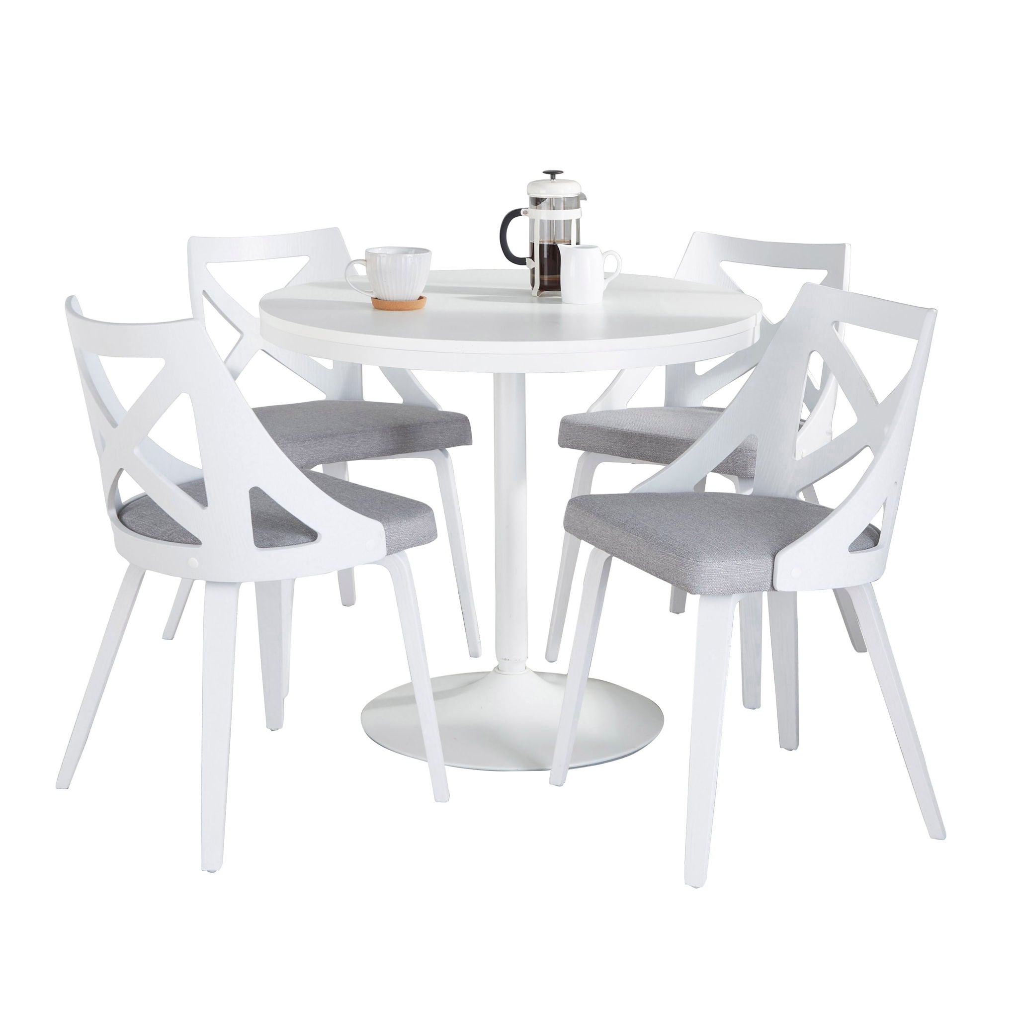 Dakota Charlotte - 5 Piece Contemporary Design, Dining Set - Best Buy Furniture