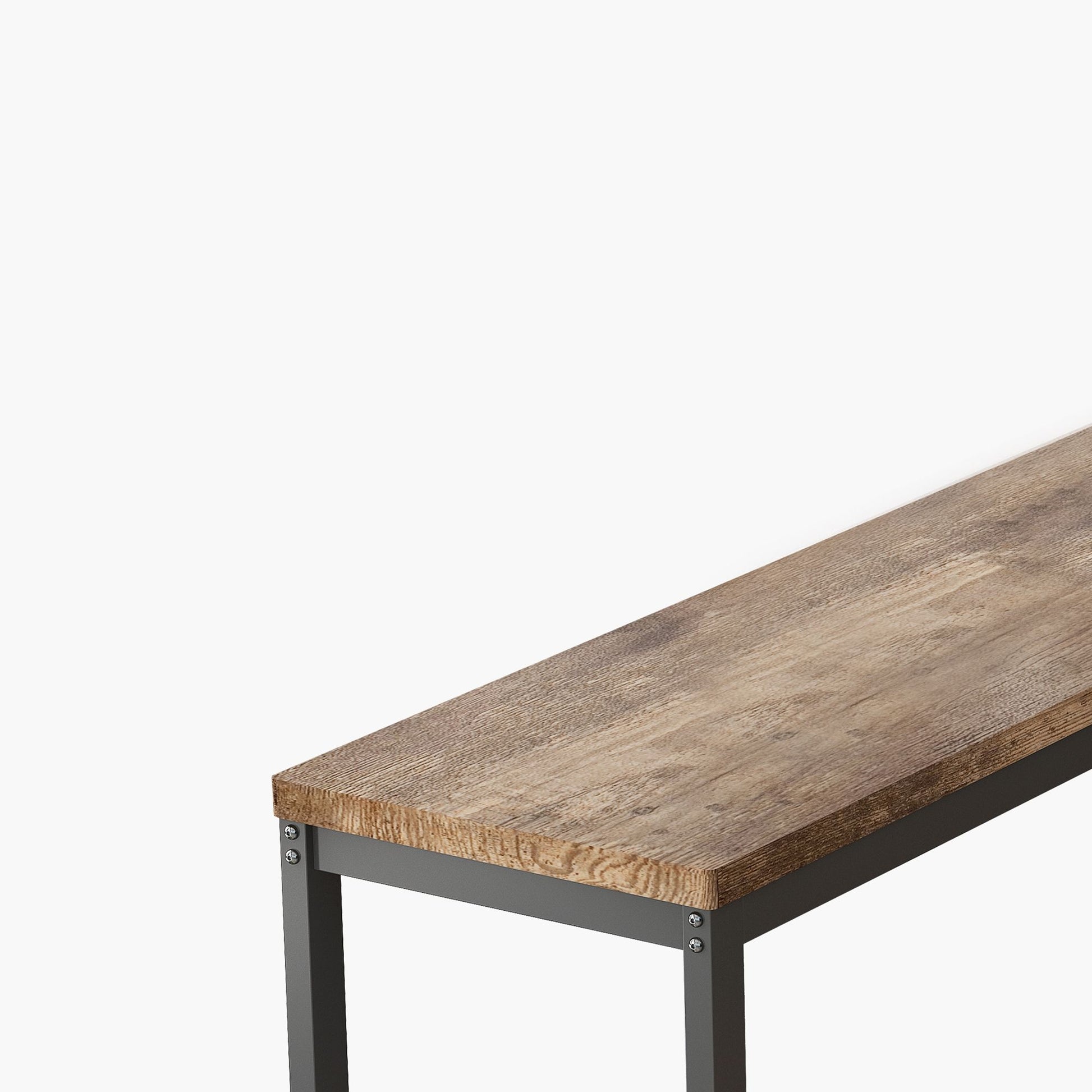 Modern Design Long Dining Table Set With 3 Stools - Best Buy Furniture
