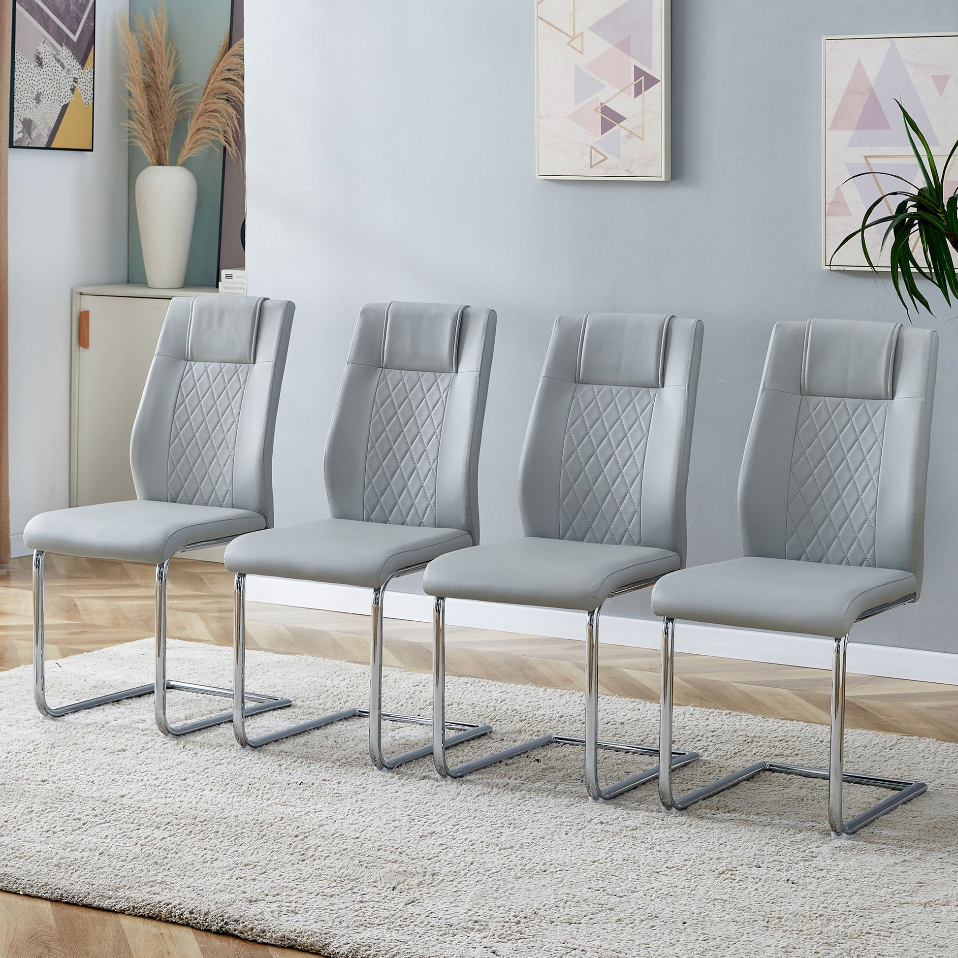 Modern Dining Chairs With Padded Seat, Metal Legs - Best Buy Furniture