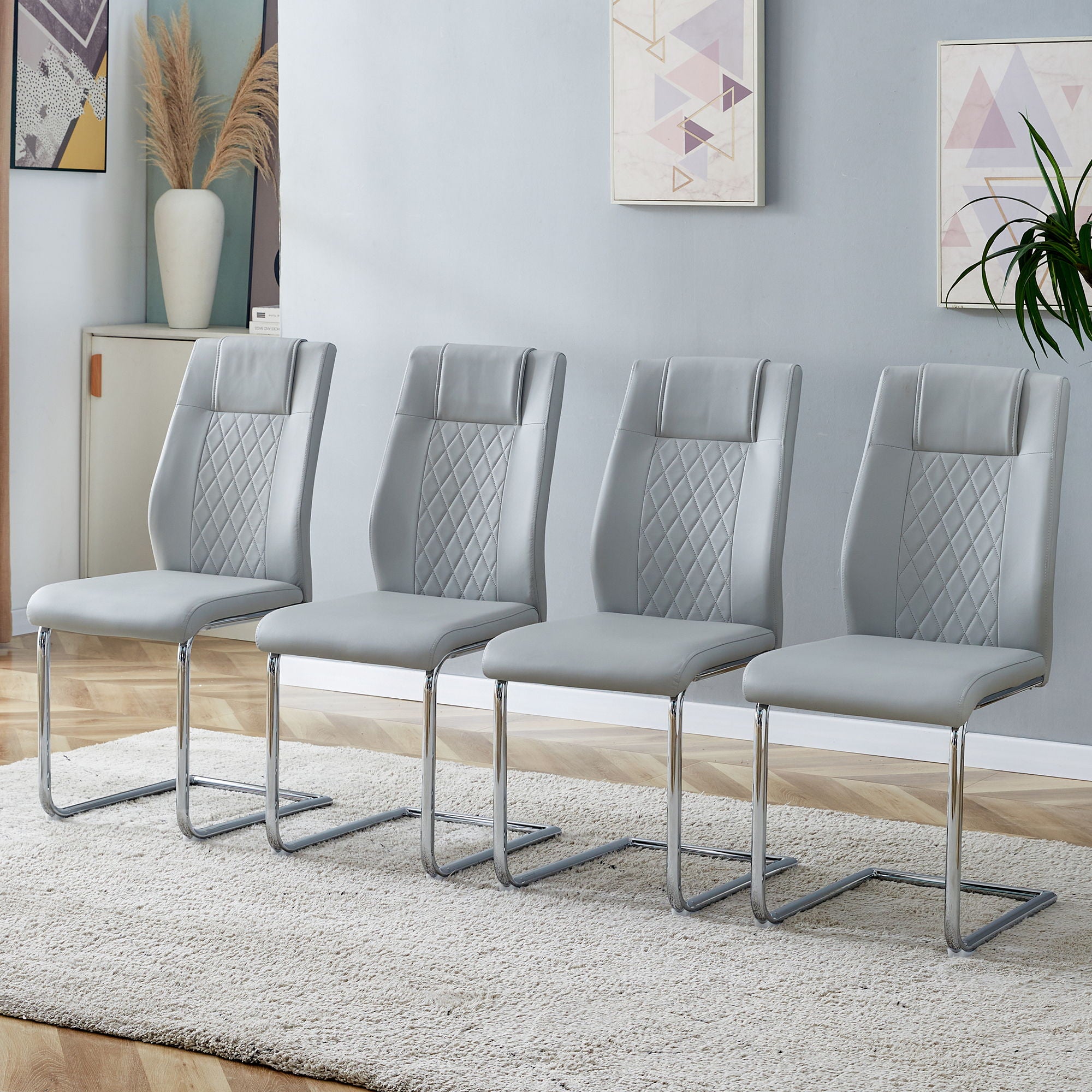 Modern Dining Chairs With Padded Seat, Metal Legs - Best Buy Furniture