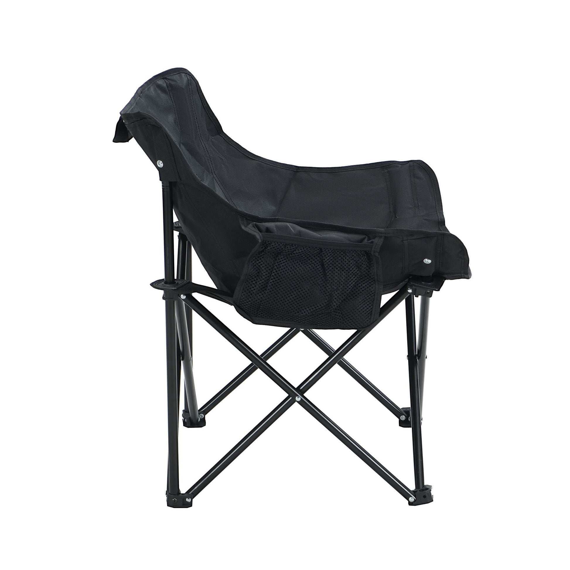 2 Pieces Outdoor Camping Chairs Folding / Portable, Comfortable Seating, Durable Steel Fram - Best Buy Furniture