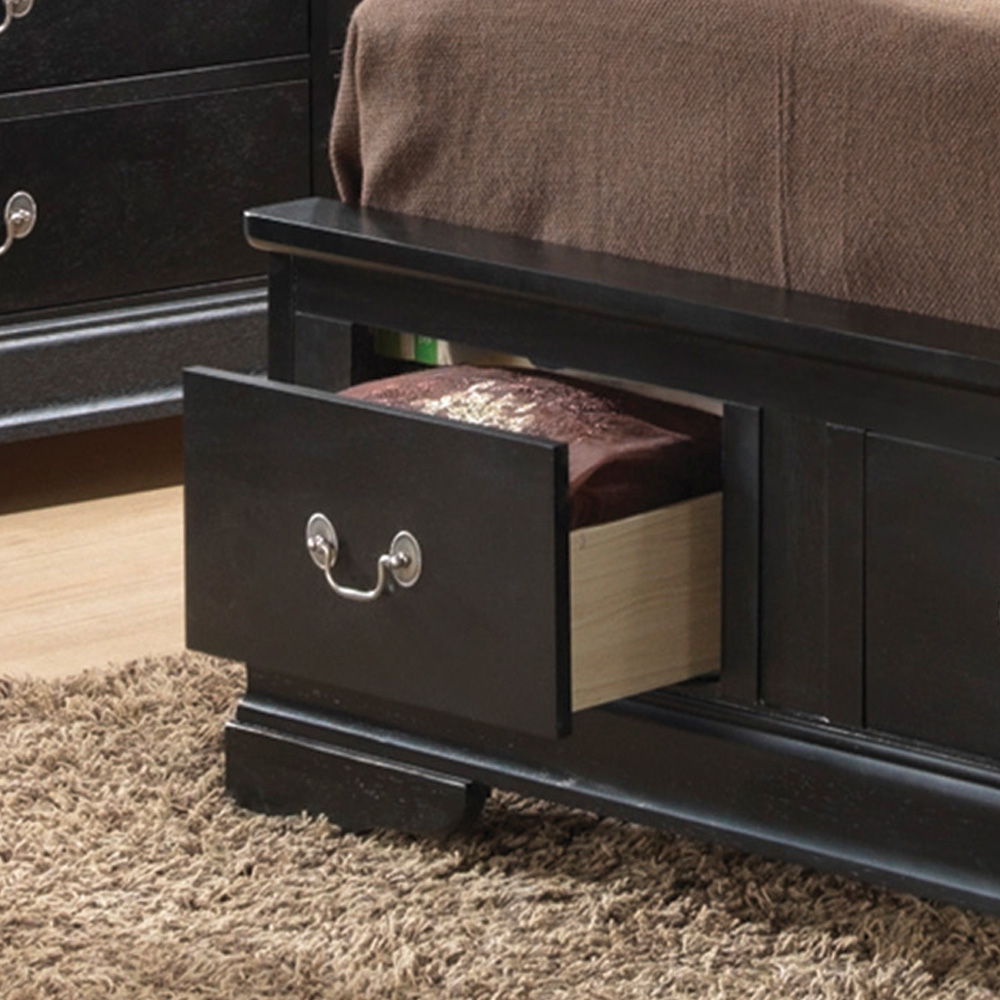 Louis Phillipe - Storage Bed - Best Buy Furniture