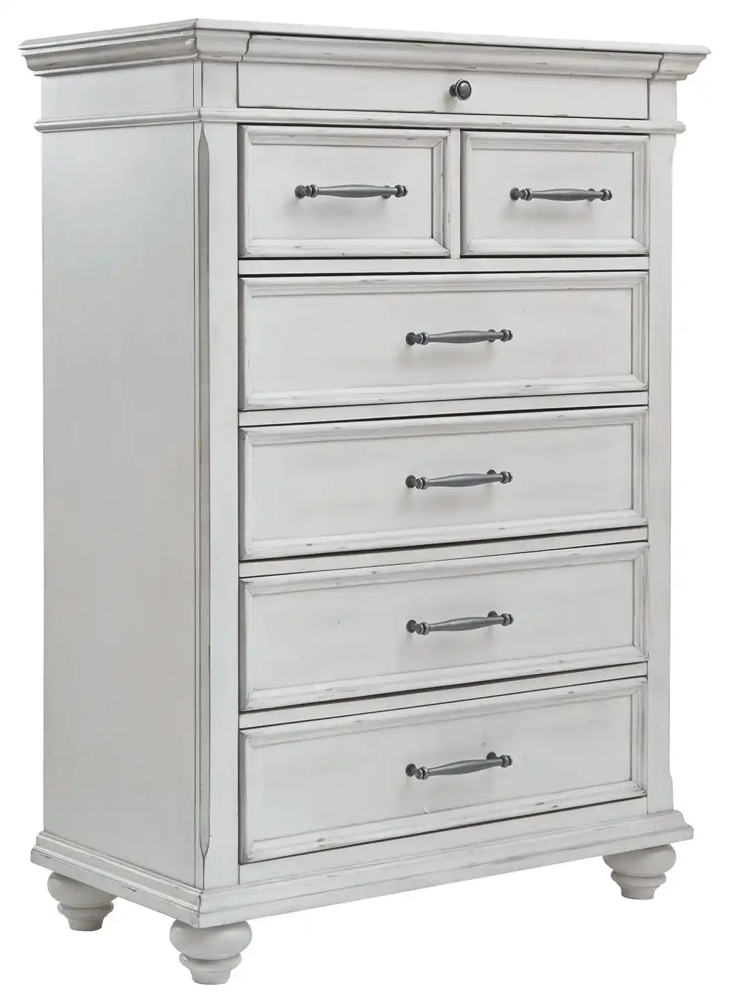 Kanwyn - Chest - Whitewash - Best Buy Furniture