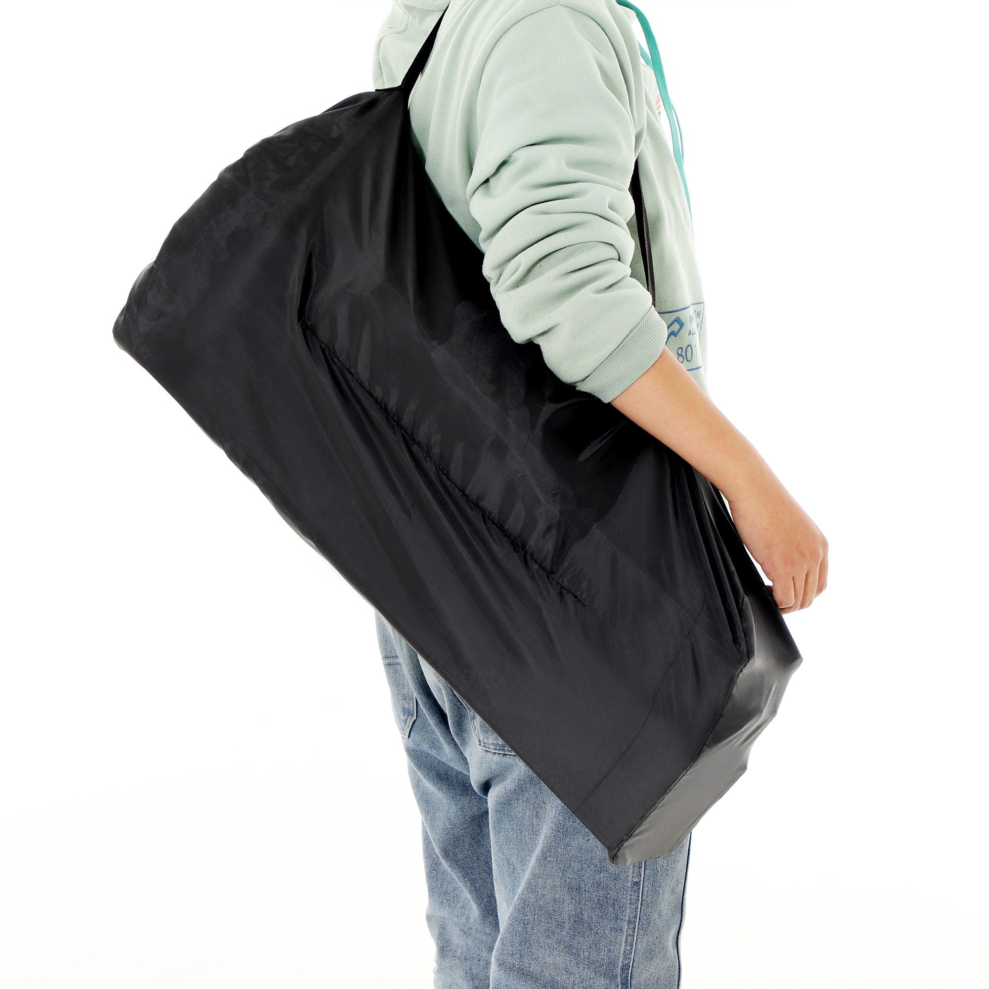 Folding Outdoor Table With Carrying Bag, Lightweight Aluminum Roll-Up Square Table For Indoor, Outdoor Camping, Picnics, Beach, Backyard, Bbq, Party, Patio - Black - Best Buy Furniture