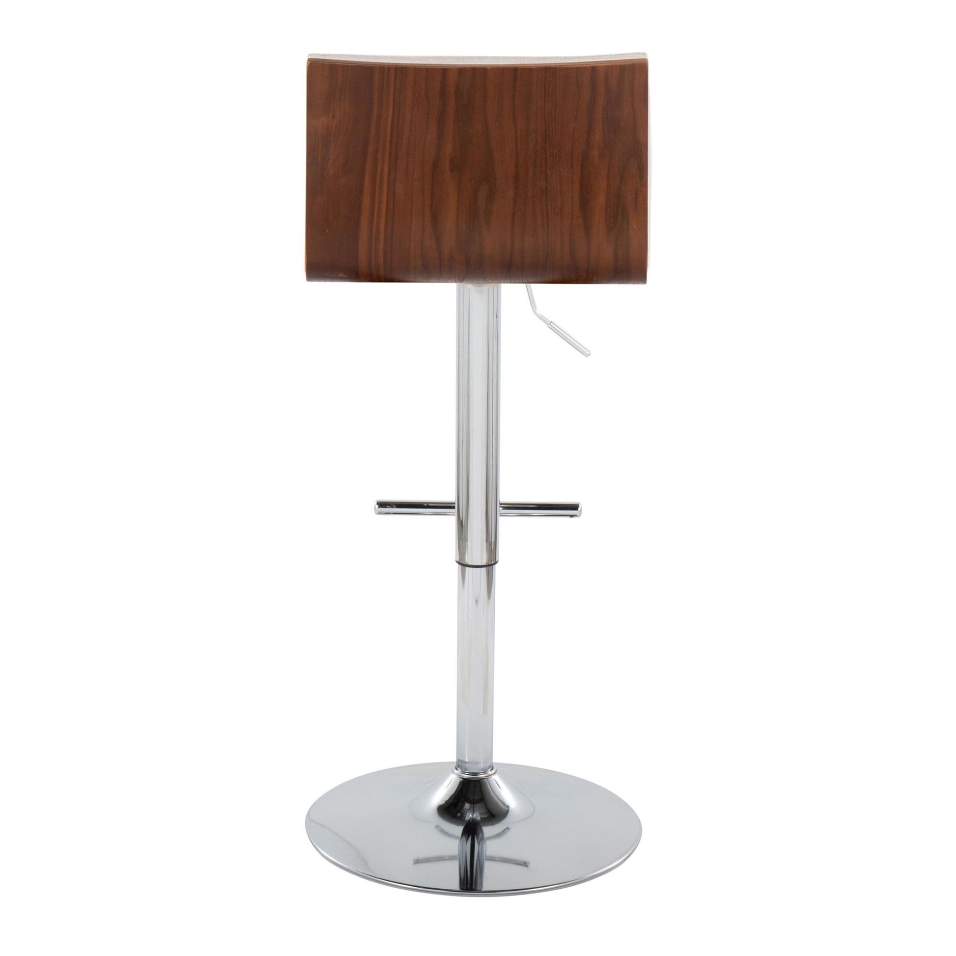 Mason - Contemporary Adjustable Barstool & Swivel With Straight T Footrest (Set of 2) - Best Buy Furniture