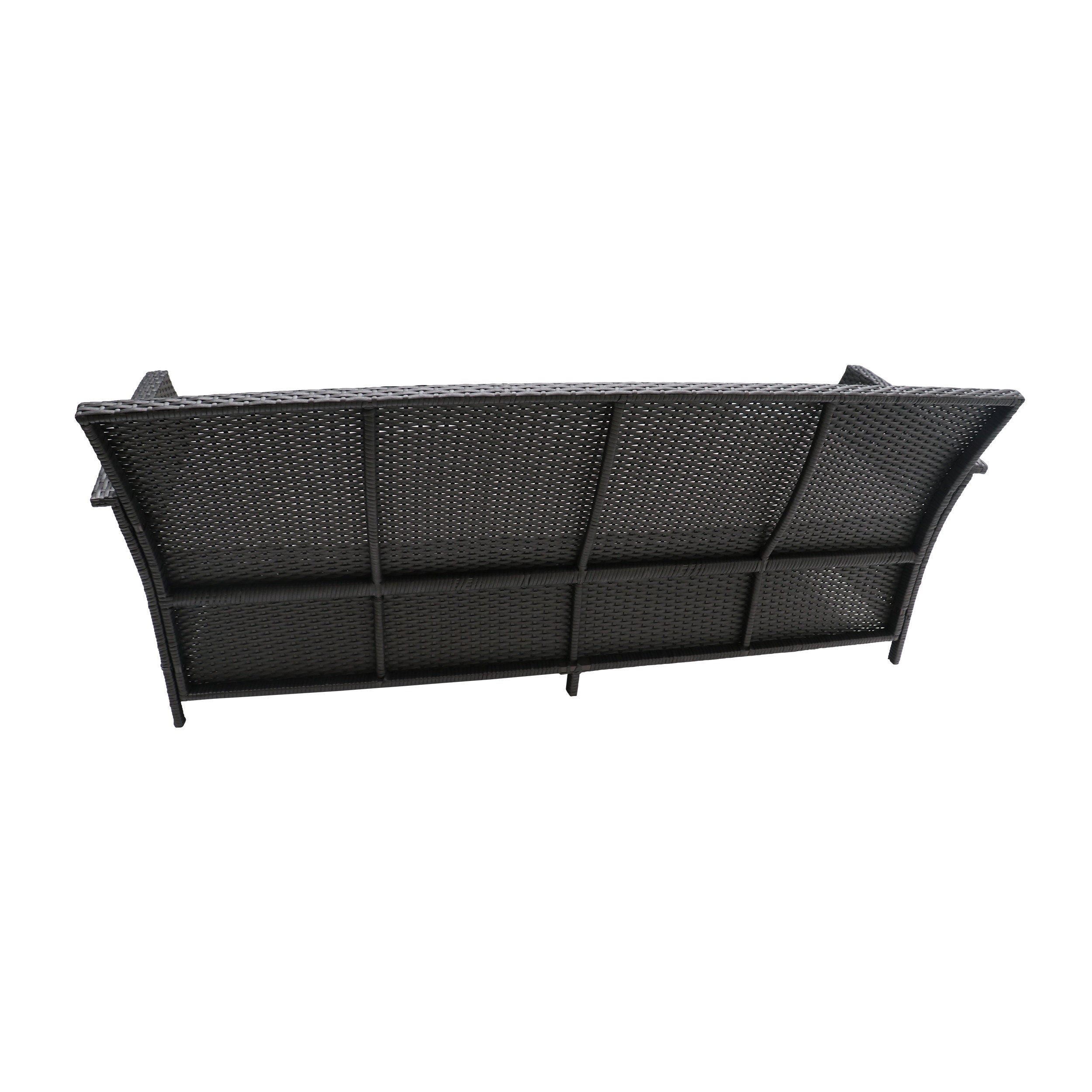 St Lucia Three-Seater Outdoor Woven Sofa by Christopher Knight Home - Best Buy Furniture