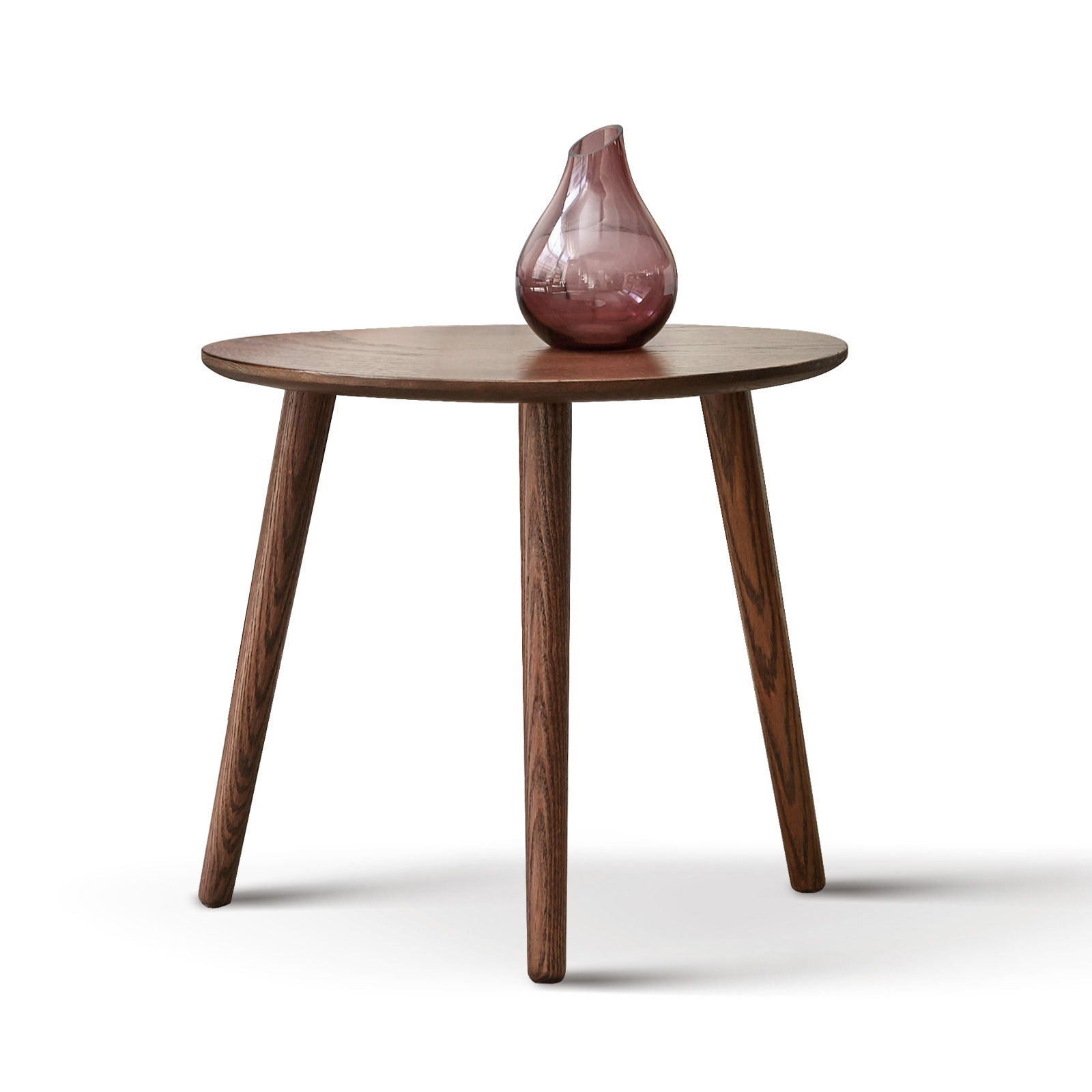 Center Table Low Table 100% Solid Oak Wood Top Plate Desk Pebble Shaped Natural Wooden Coffee Table - Walnut - Best Buy Furniture