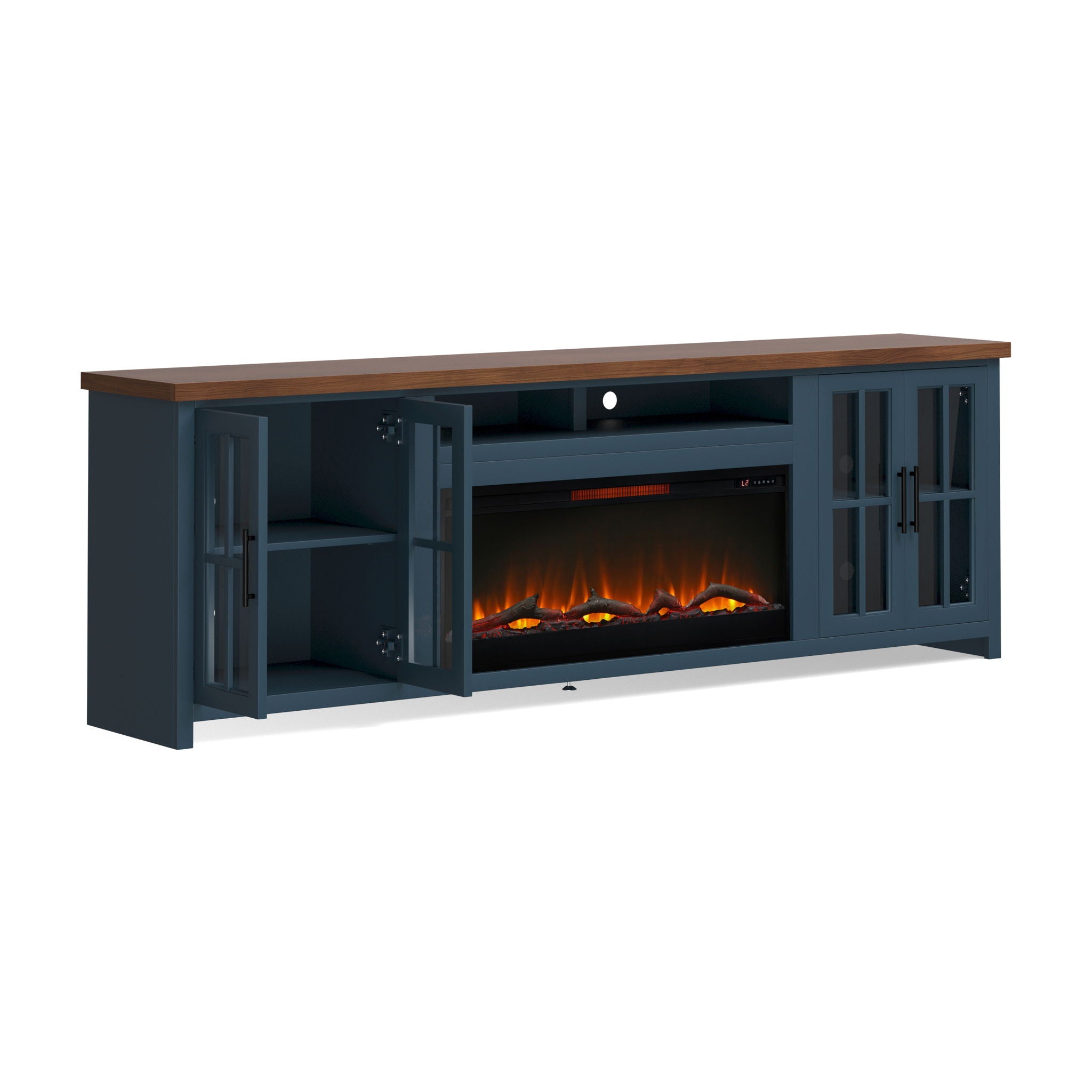 Nantucket - 74" Fireplace TV Stand Console - Best Buy Furniture