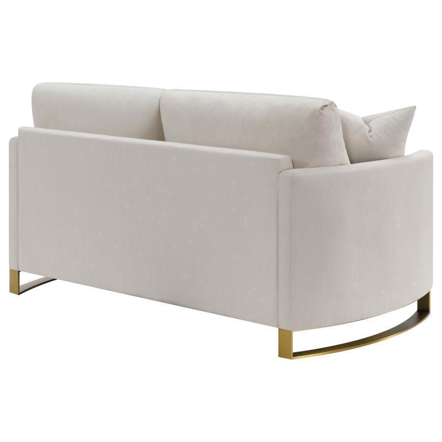 Corliss - Upholstered Arched Arm Loveseat - Best Buy Furniture