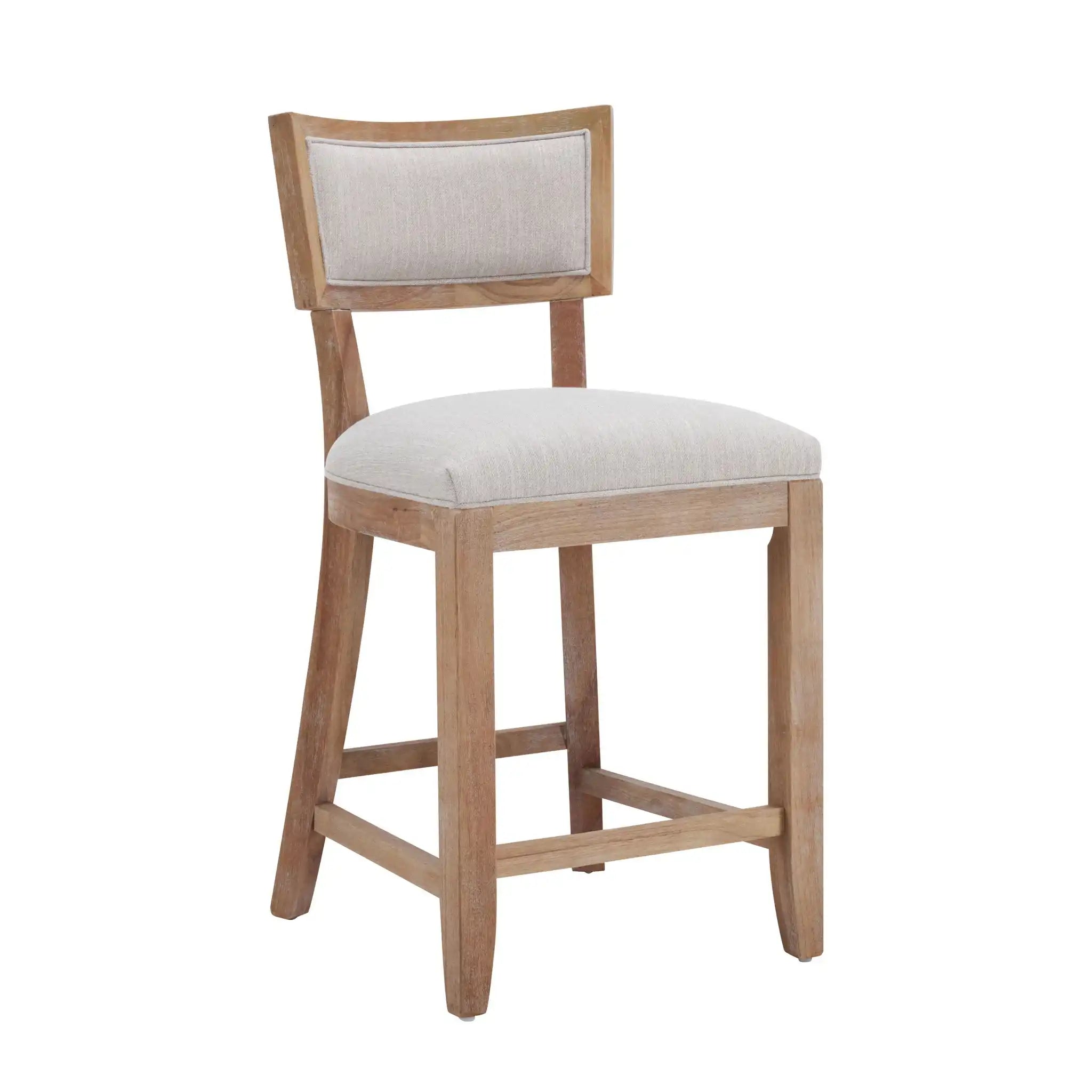 Upholstered Counter Height Bar Stools With Comfy Back (Set of 2) - Best Buy Furniture