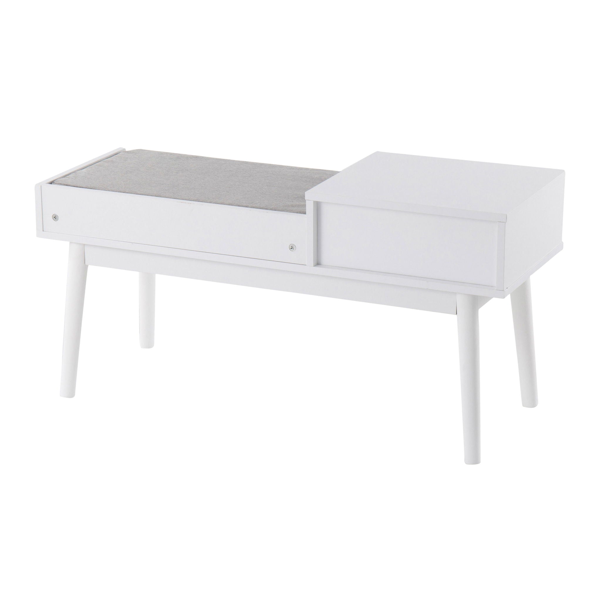 Telephone Contemporary Bench With Pull Out Drawer - Best Buy Furniture