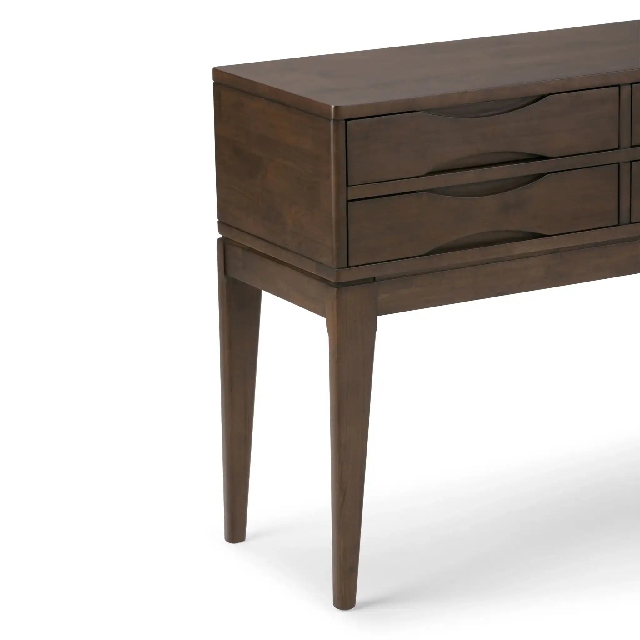 Harper - Hallway Console Table - Walnut Brown - Best Buy Furniture