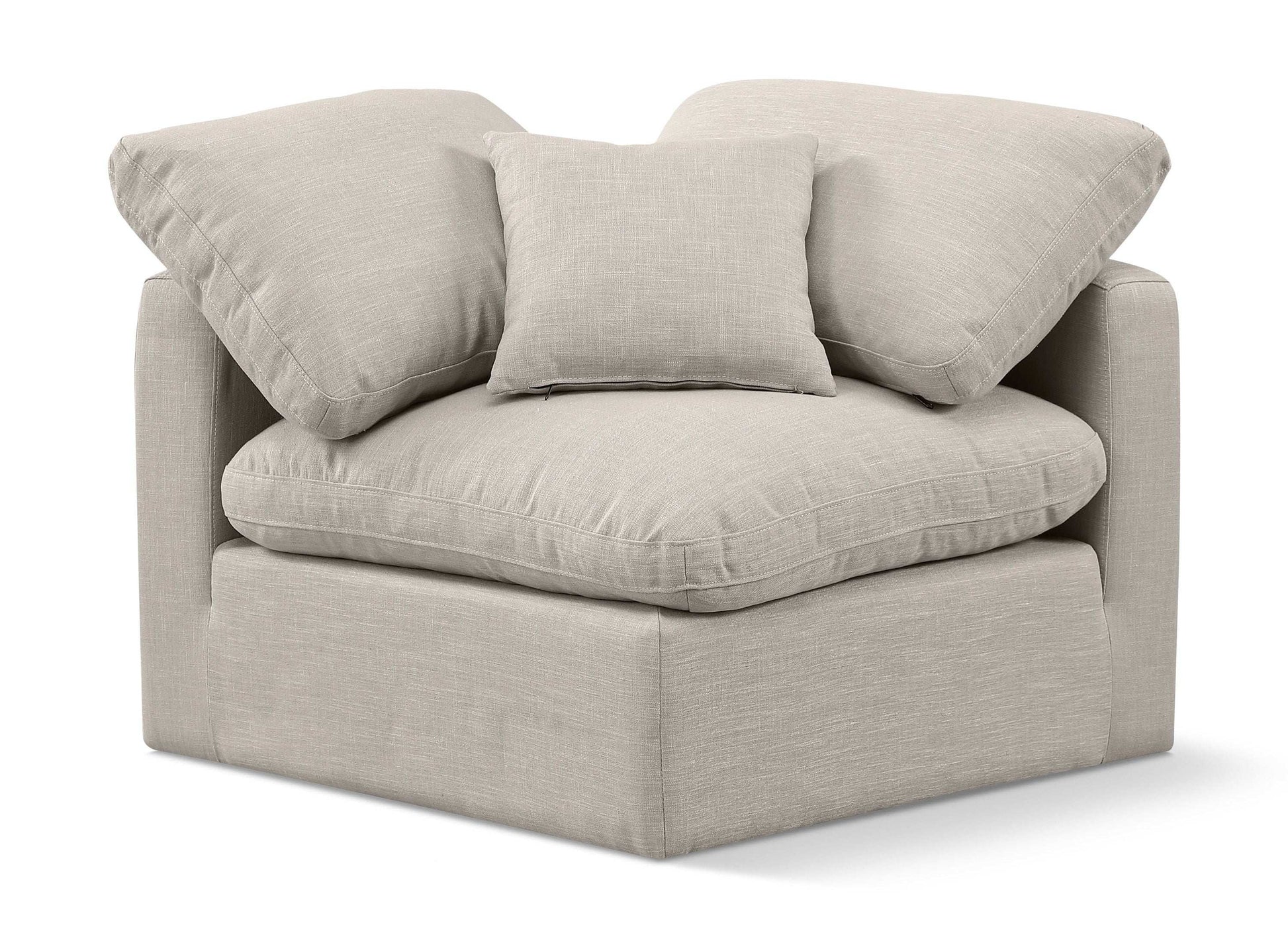 Indulge - Linen Corner Chair - Best Buy Furniture