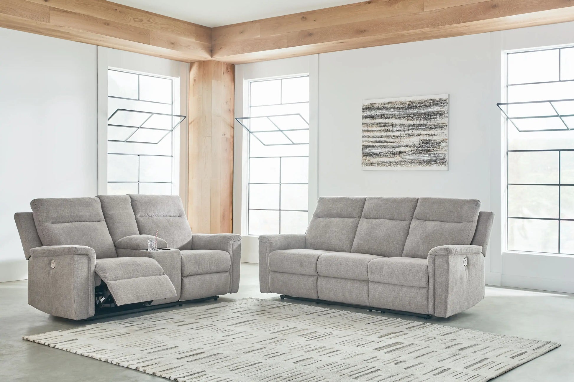 Barnsana - Reclining Living Room Set - Best Buy Furniture