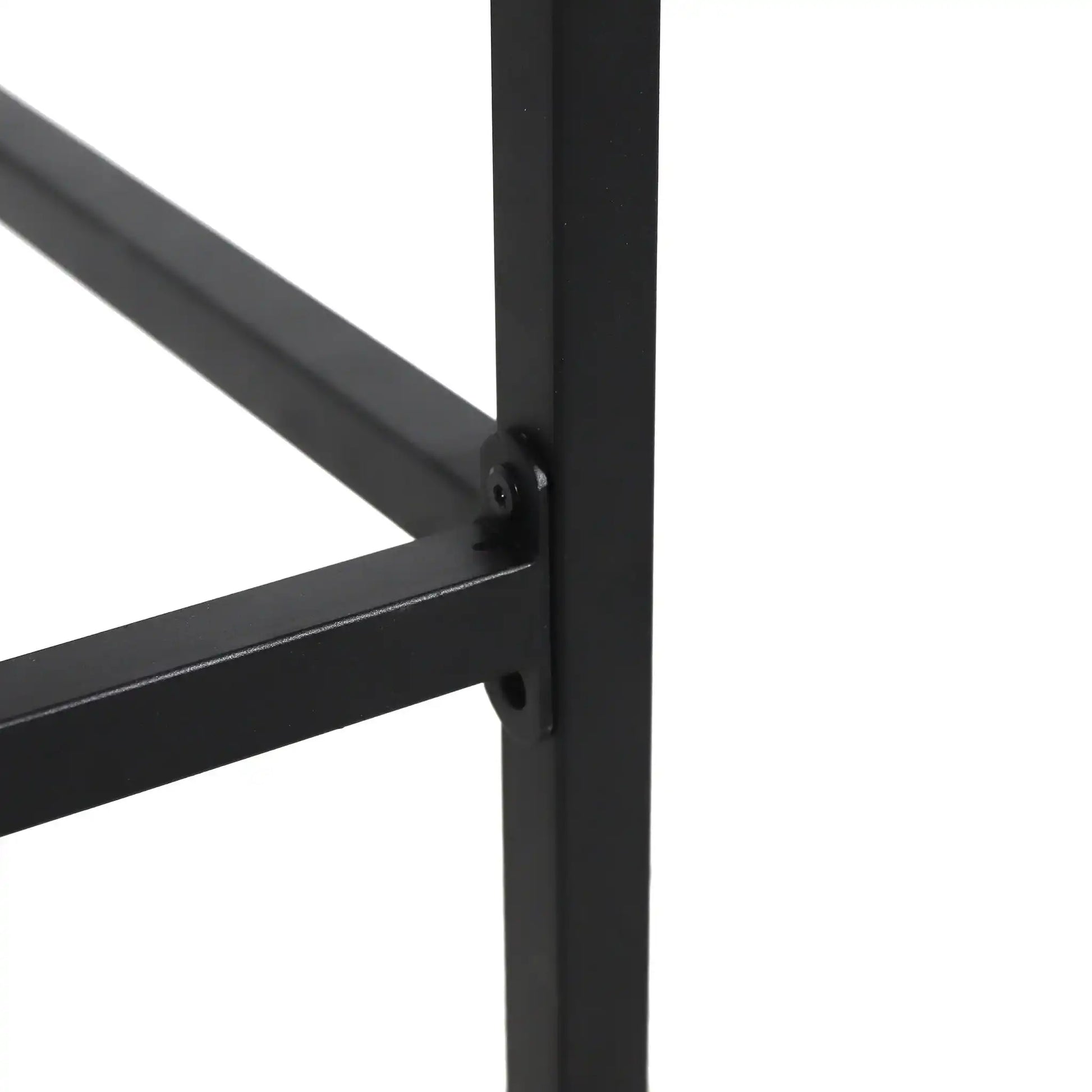 Outdoor Bar Stool With Slat Design And Metal Frame (Set of 2) - Best Buy Furniture